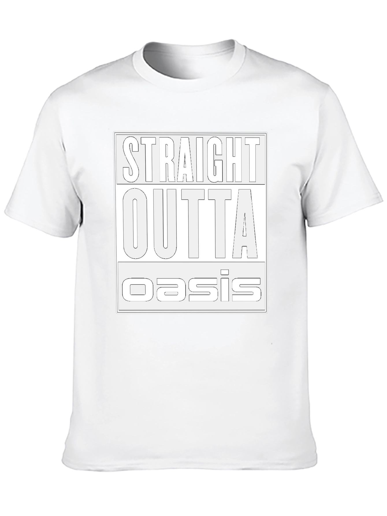 Straight Outta Oasis T-Shirt - Black