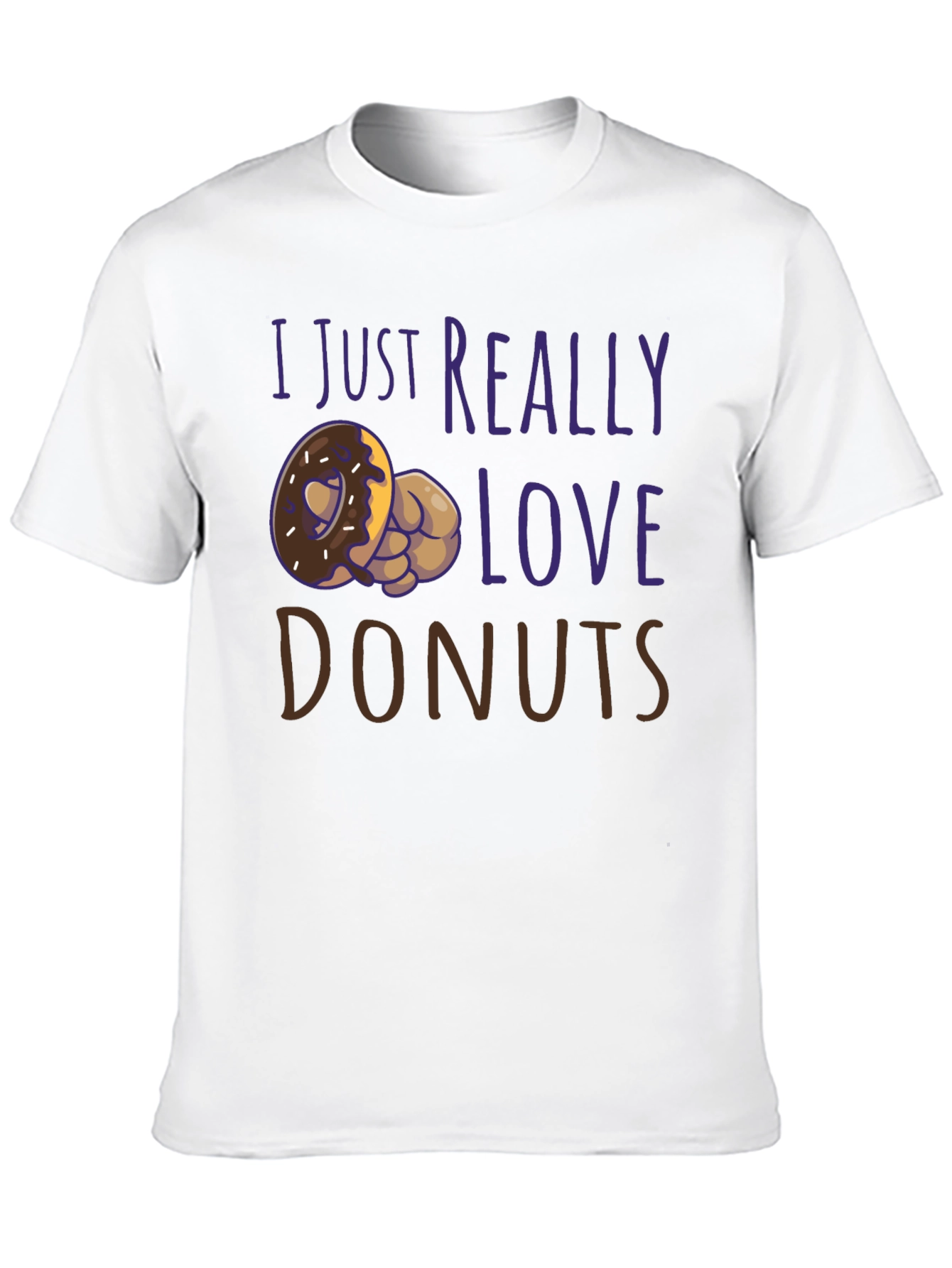 I Love Donuts Graphic T-Shirt