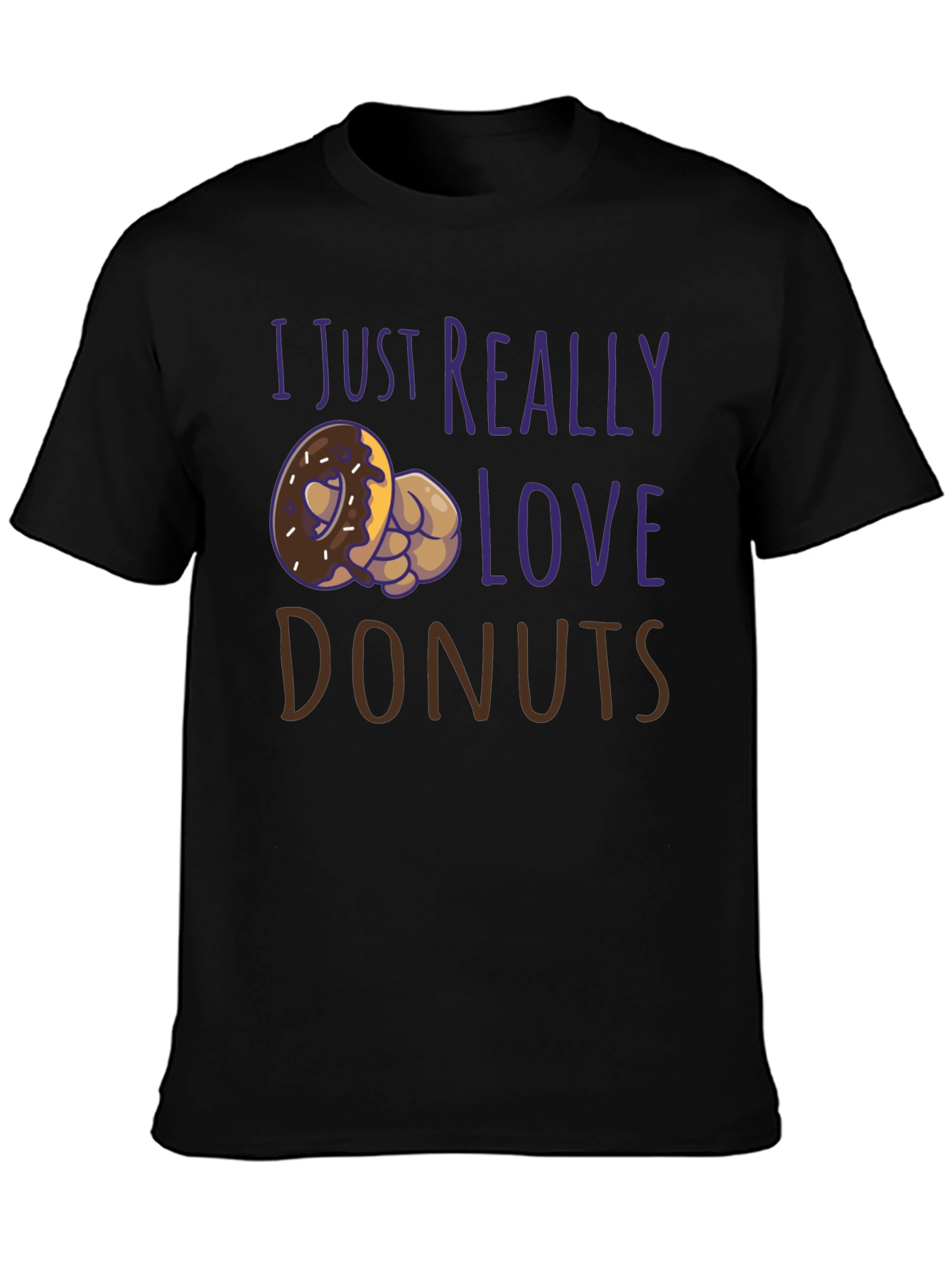 I Love Donuts Graphic T-Shirt
