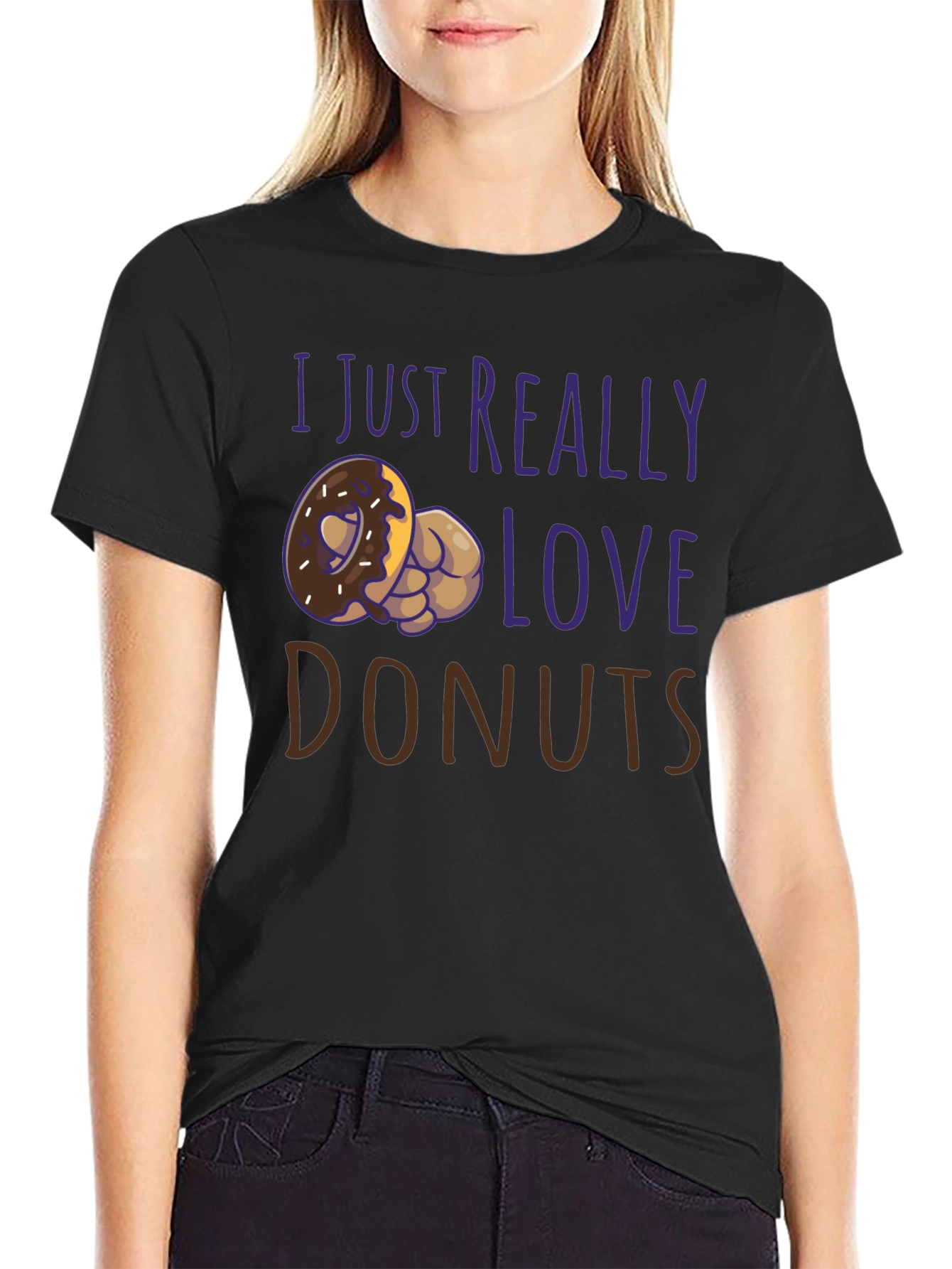 I Love Donuts Graphic T-Shirt