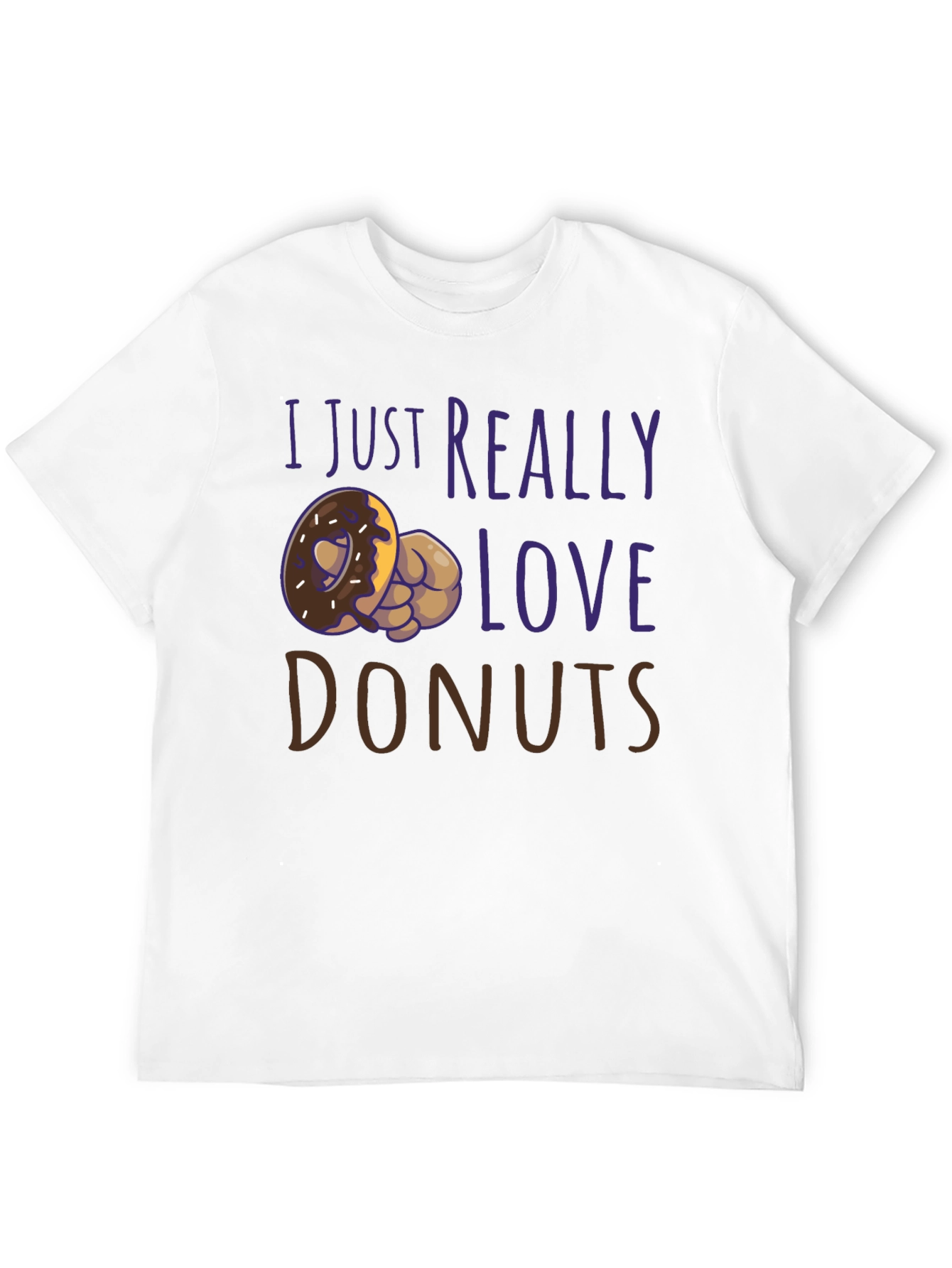 I Love Donuts Graphic T-Shirt