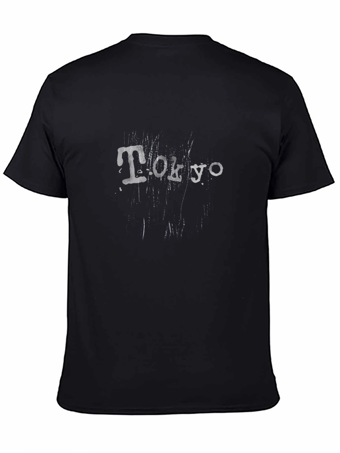 Tokyo Graphic Tee - Black Cotton Blend