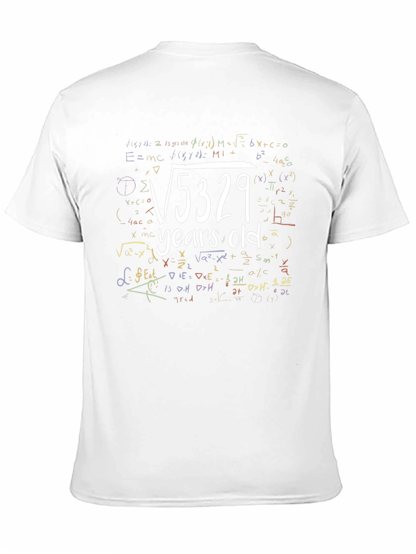 Funny Math Equation Birthday Age T-Shirt