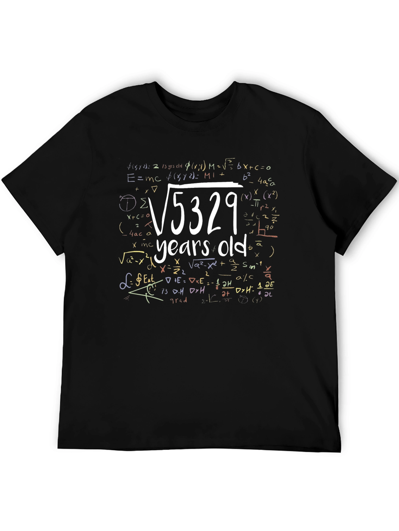 Funny Math Equation Birthday Age T-Shirt