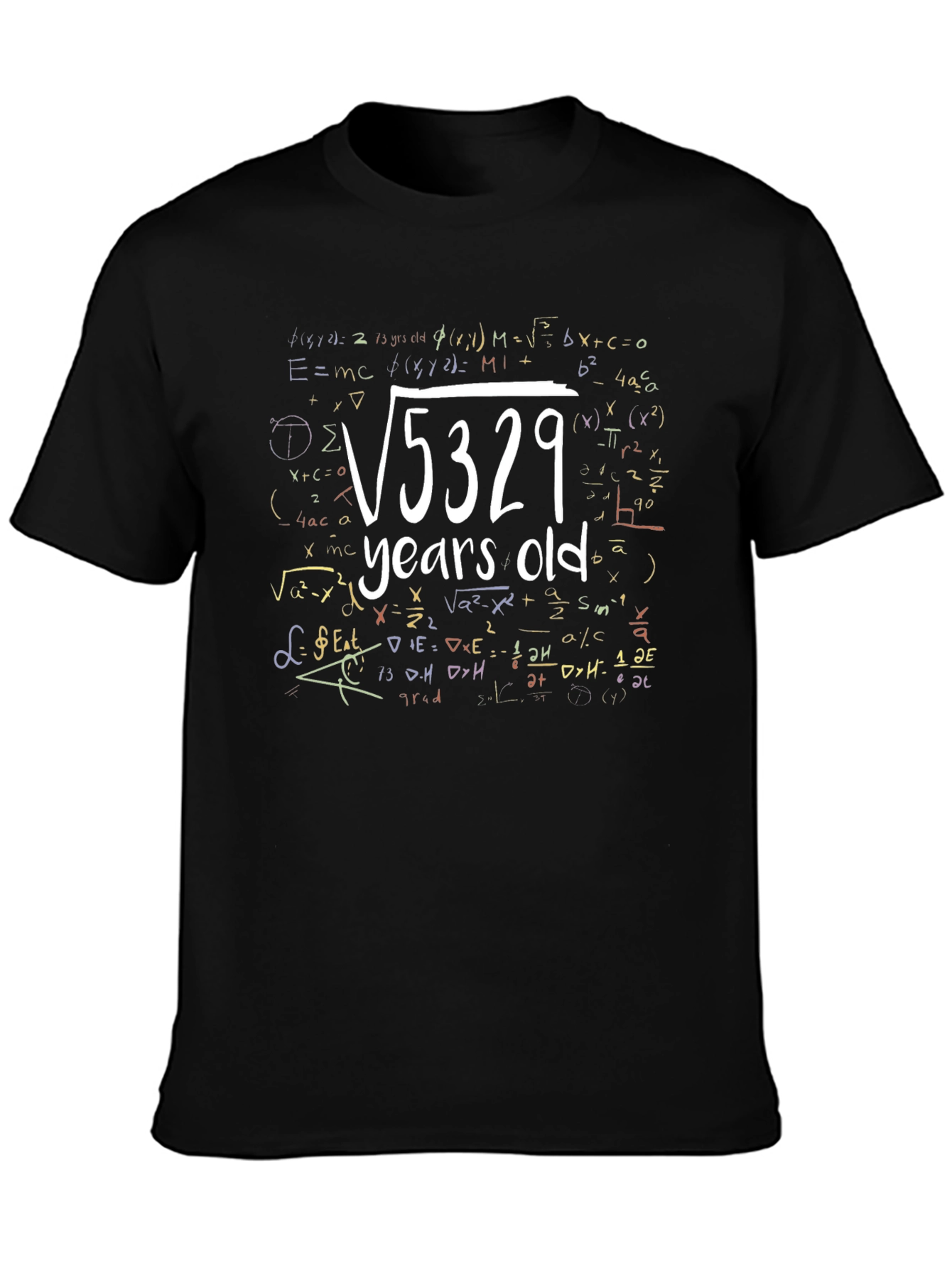 Funny Math Equation Birthday Age T-Shirt
