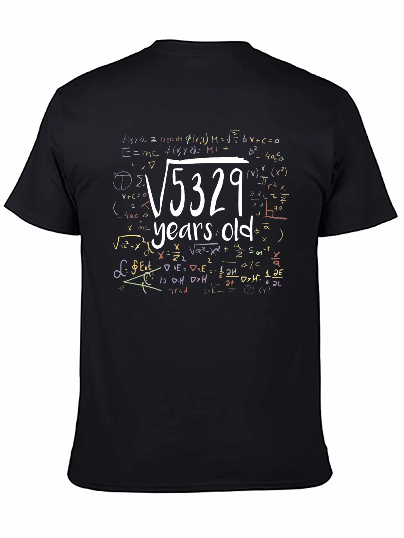 Funny Math Equation Birthday Age T-Shirt