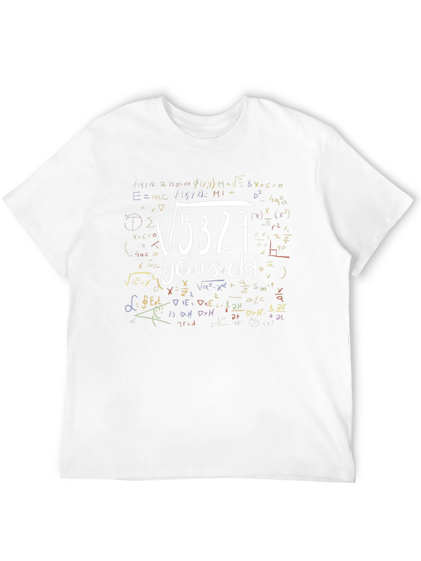 Funny Math Equation Birthday Age T-Shirt