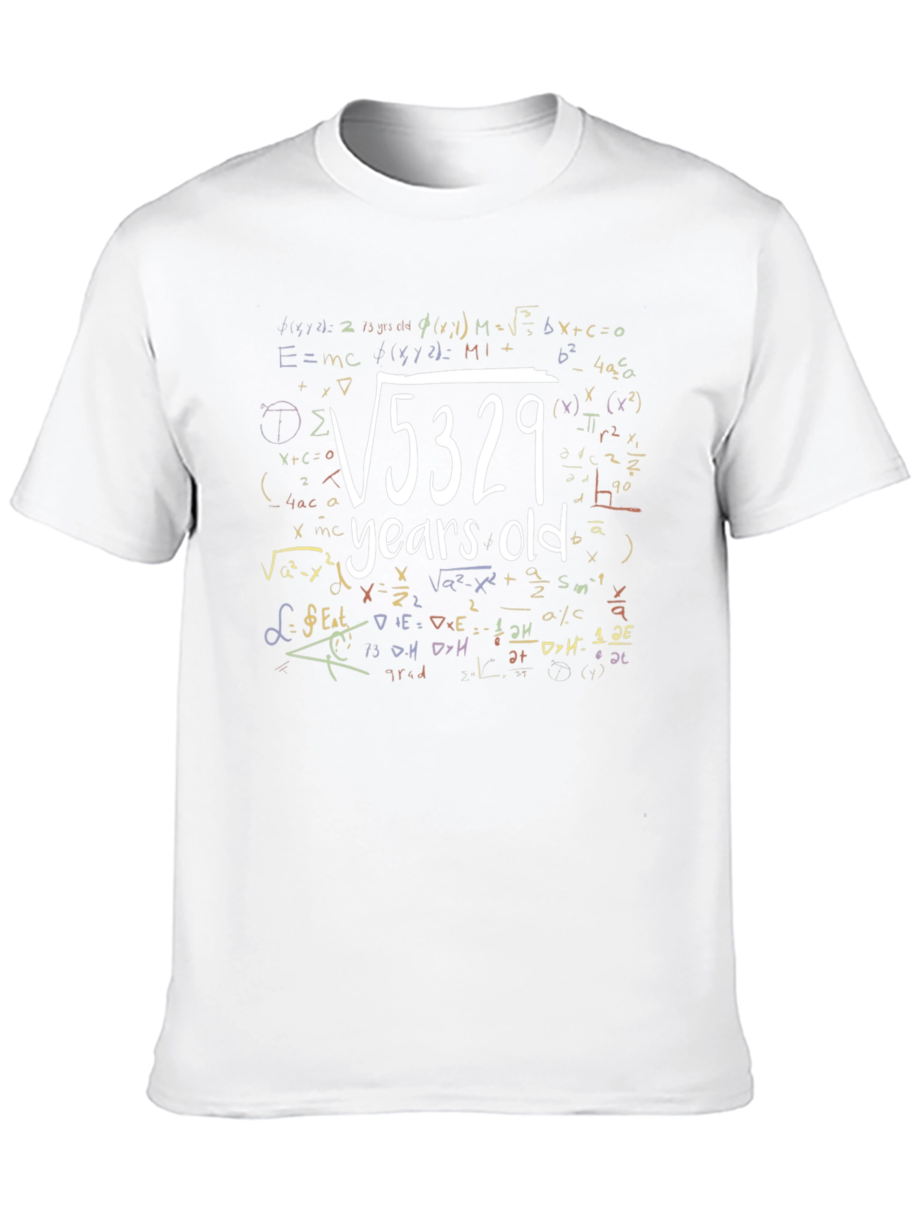 Funny Math Equation Birthday Age T-Shirt