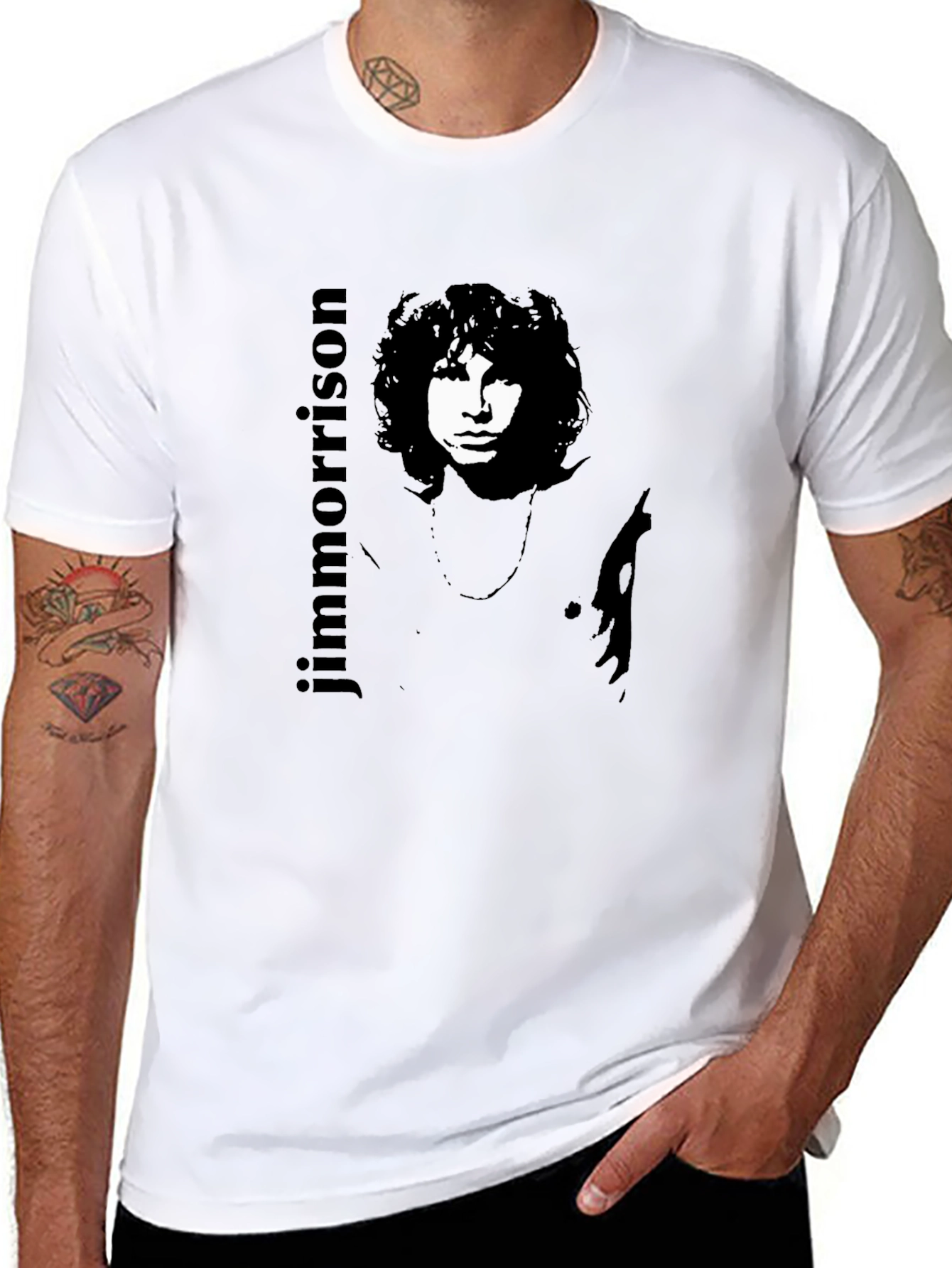 Jim Morrison Black T-Shirt - The Doors