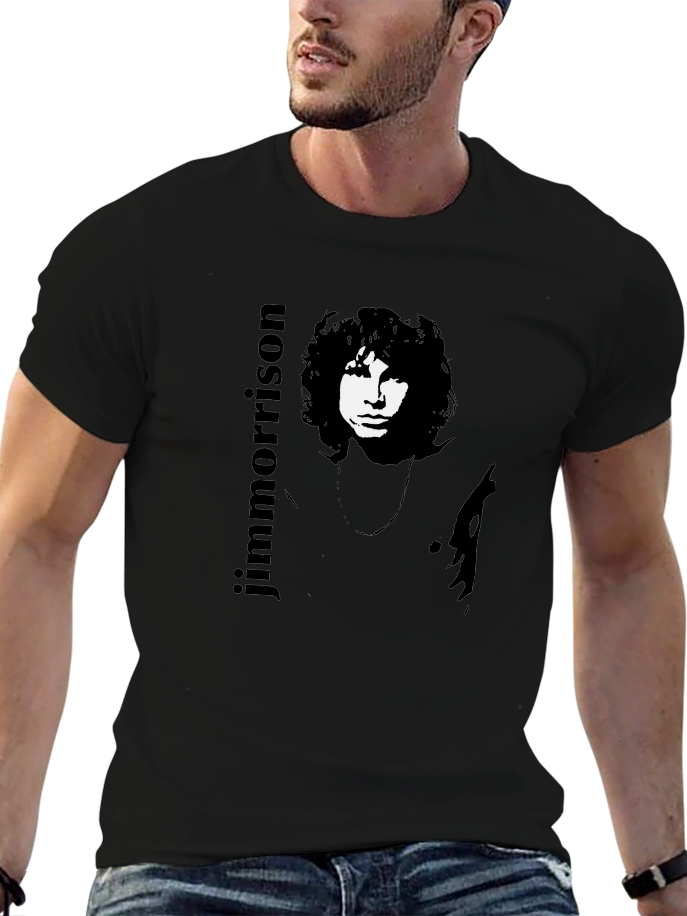 Jim Morrison Black T-Shirt - The Doors