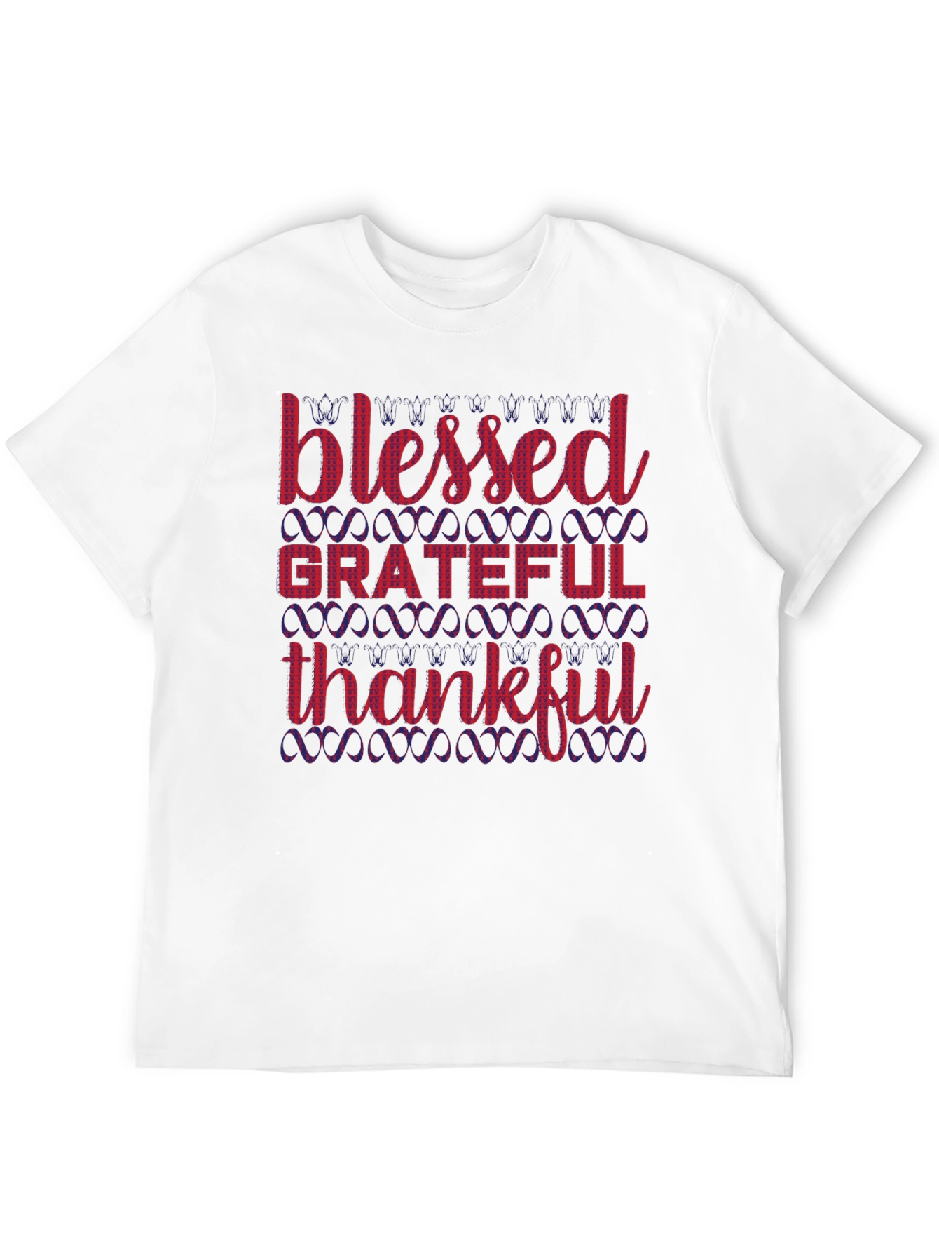 Blessed Grateful Thankful Graphic T-Shirt