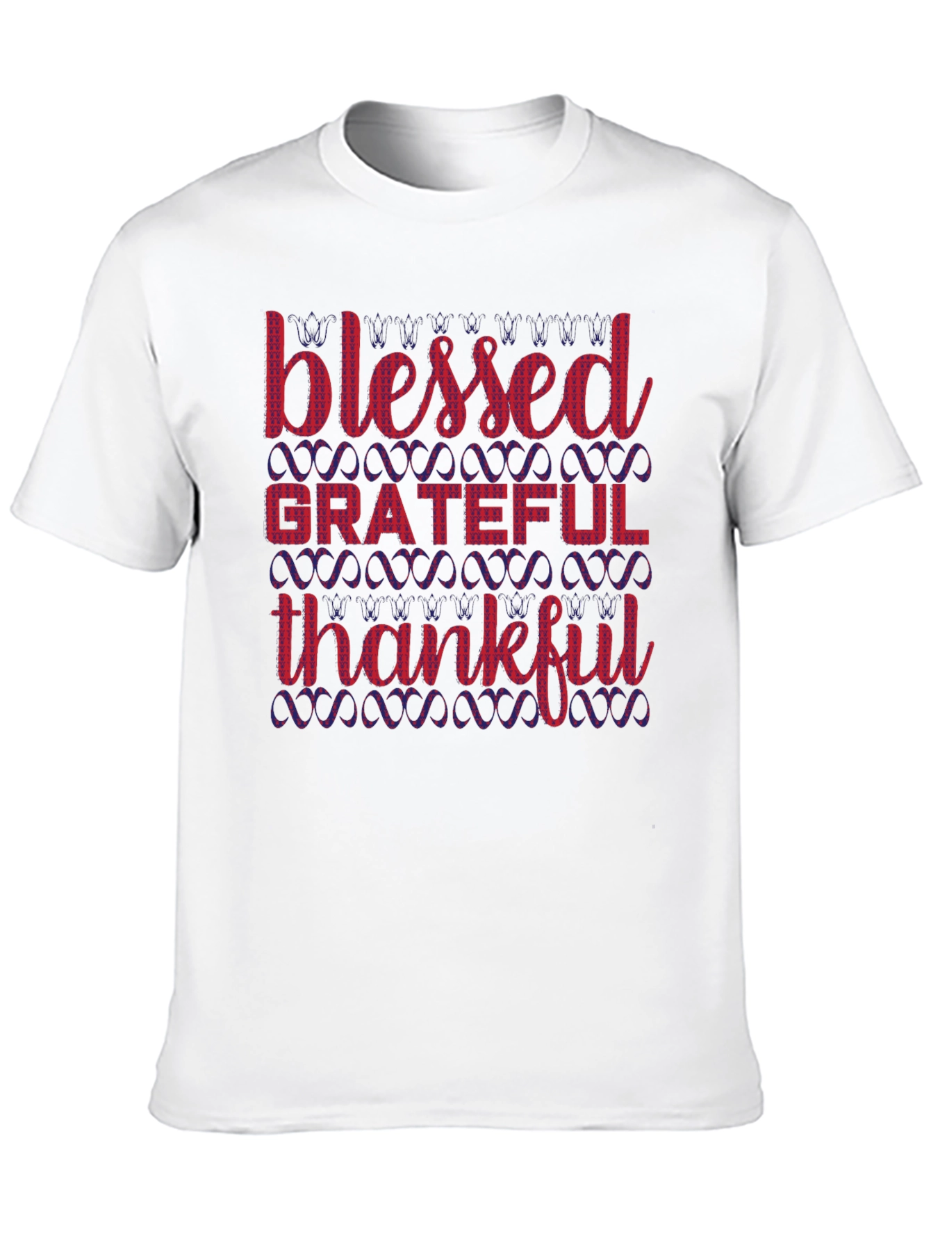 Blessed Grateful Thankful Graphic T-Shirt