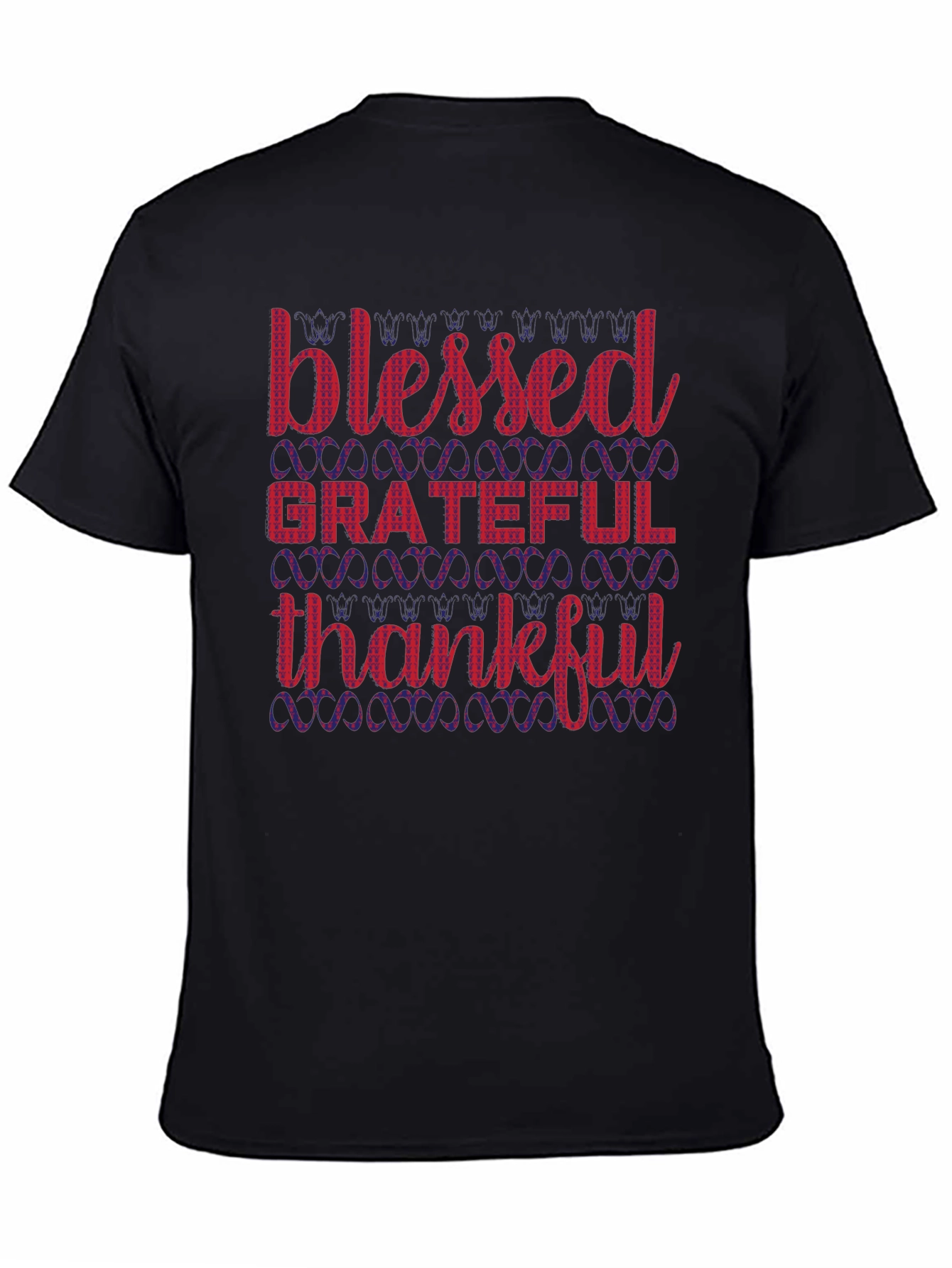 Blessed Grateful Thankful Graphic T-Shirt