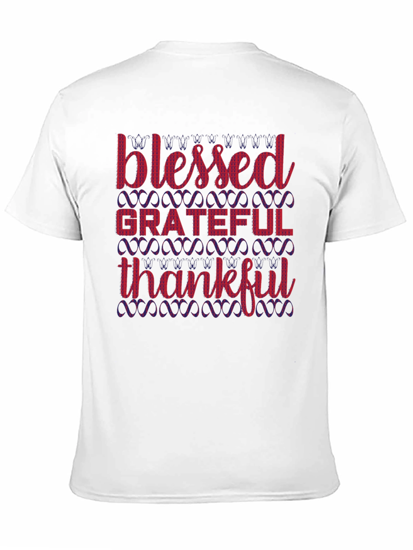 Blessed Grateful Thankful Graphic T-Shirt