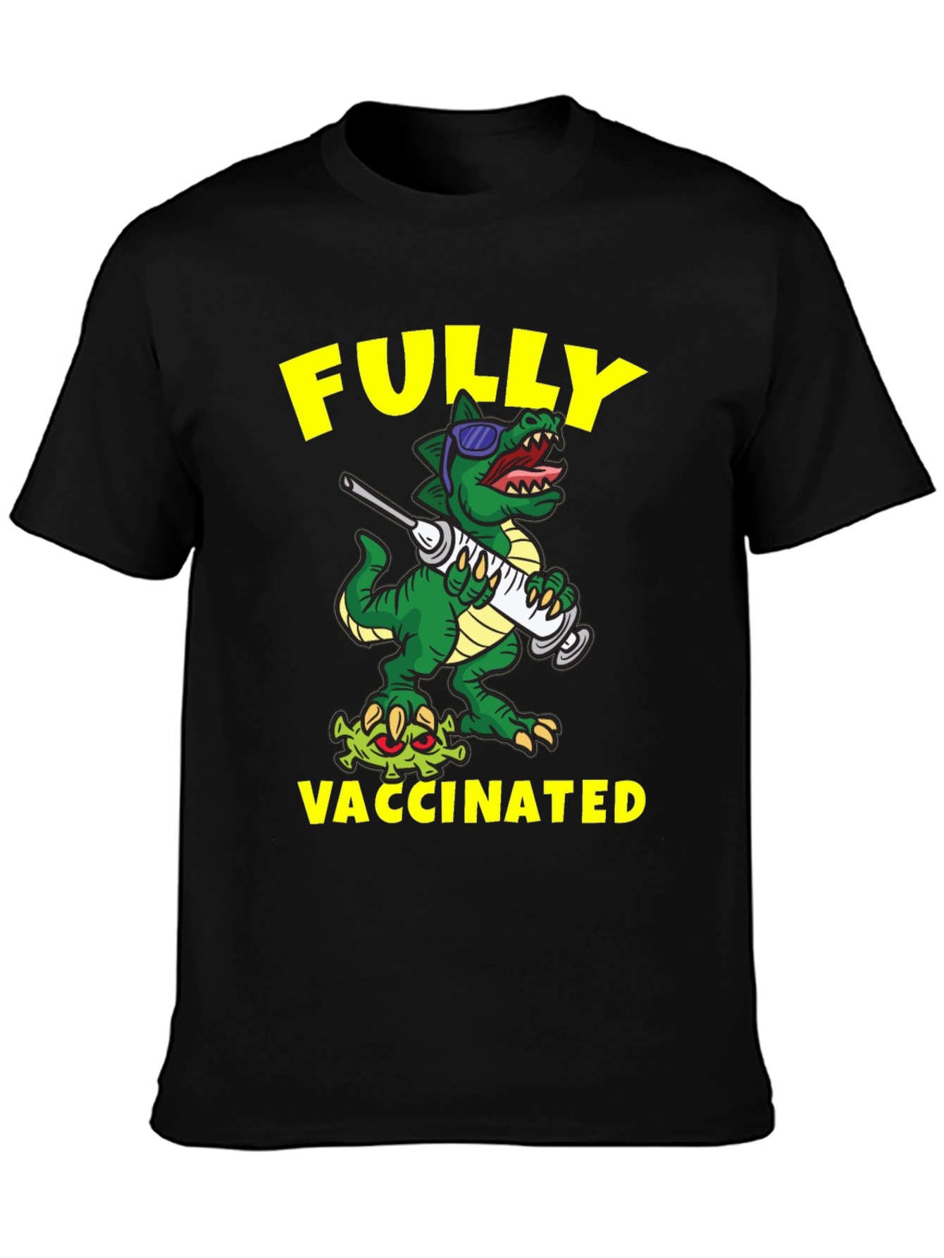 Fully Vaccinated Dinosaur T-Shirt