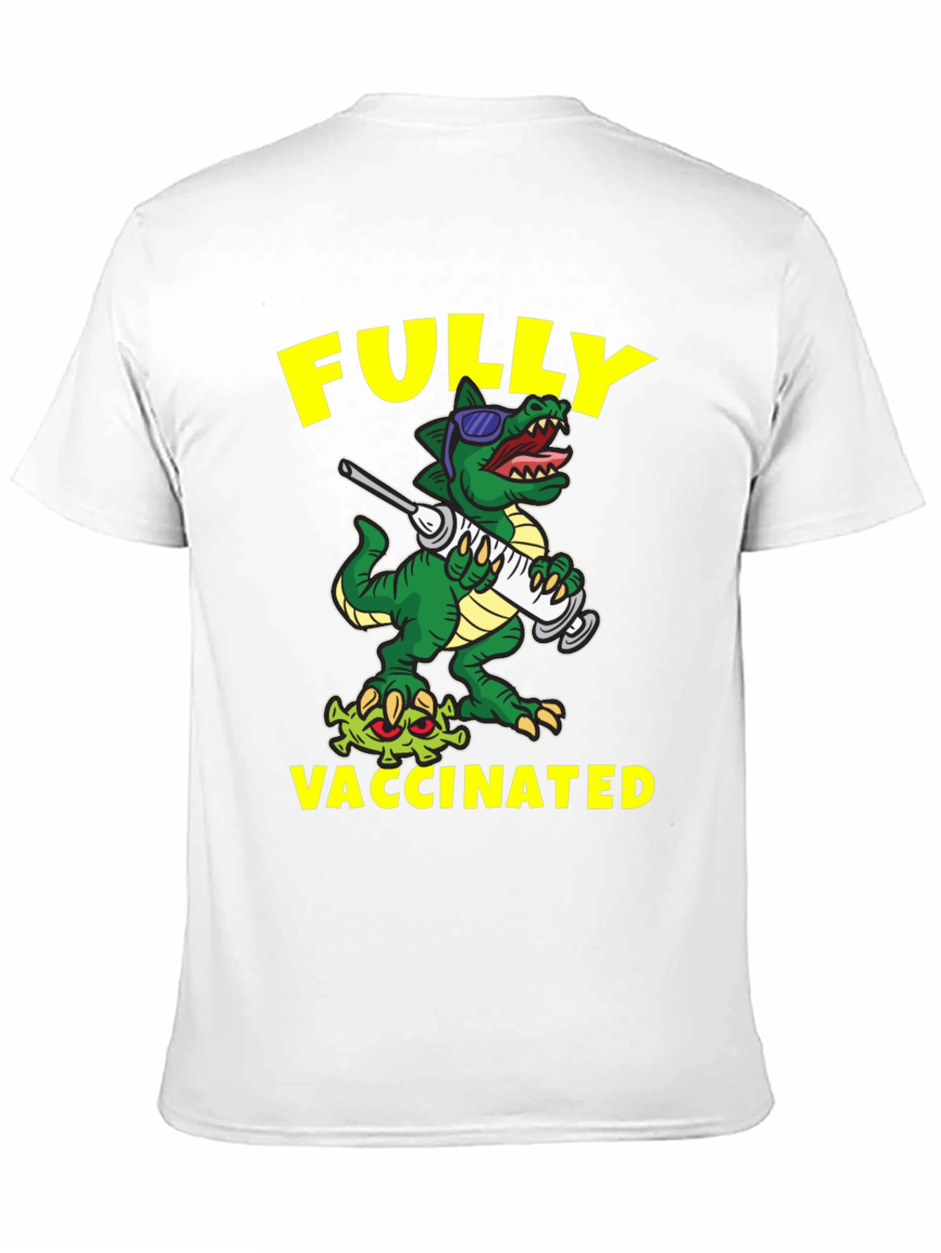 Fully Vaccinated Dinosaur T-Shirt