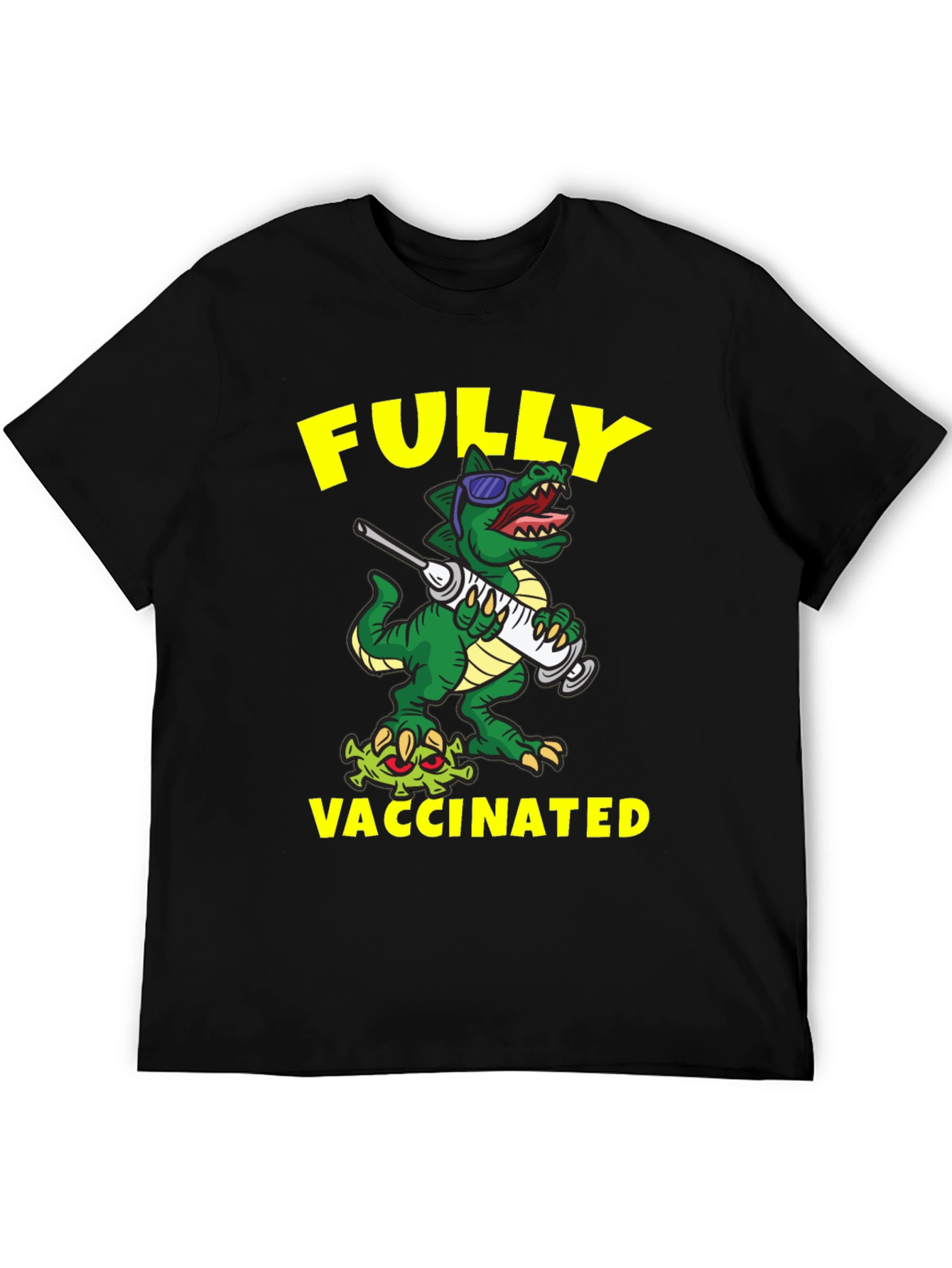 Fully Vaccinated Dinosaur T-Shirt
