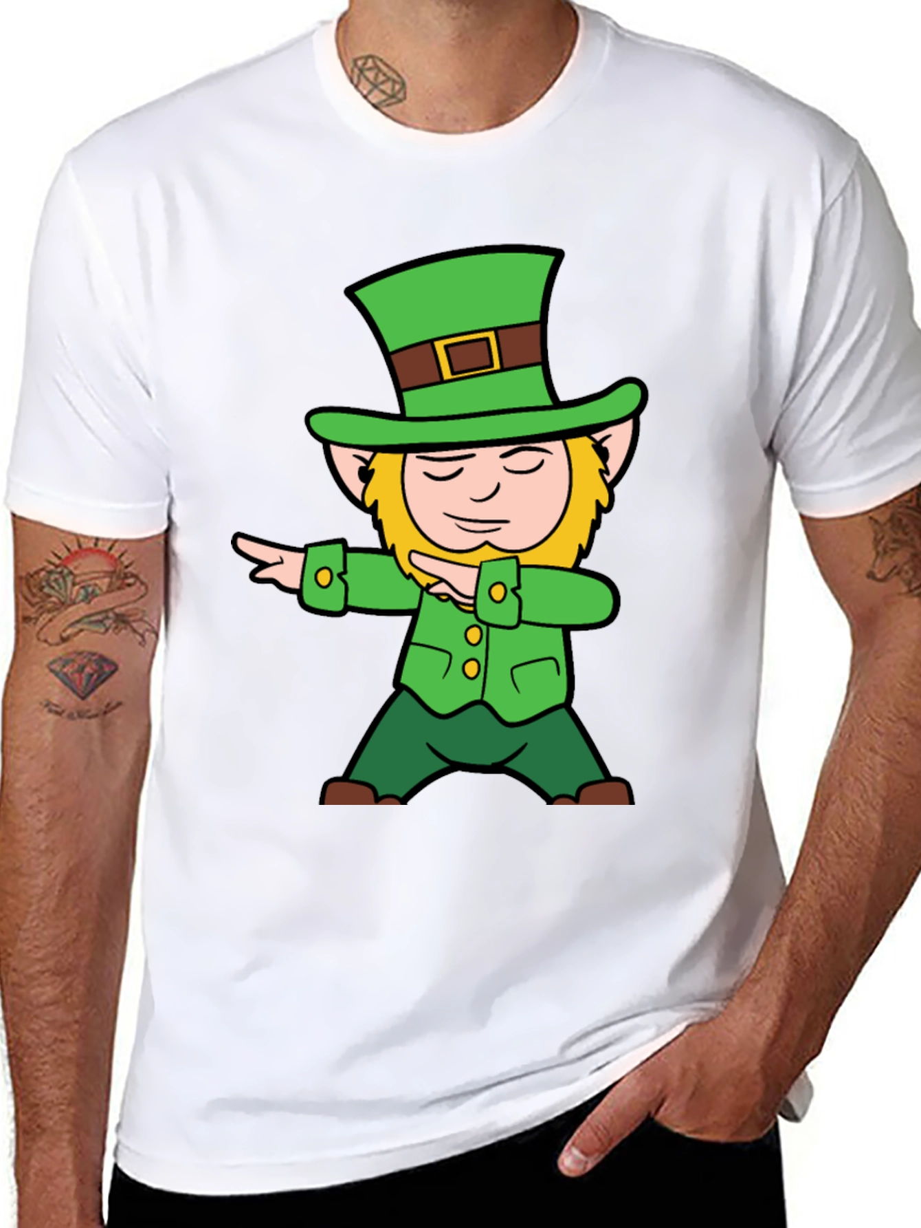 Leprechaun Dabbing St. Patricks Day T-Shirt