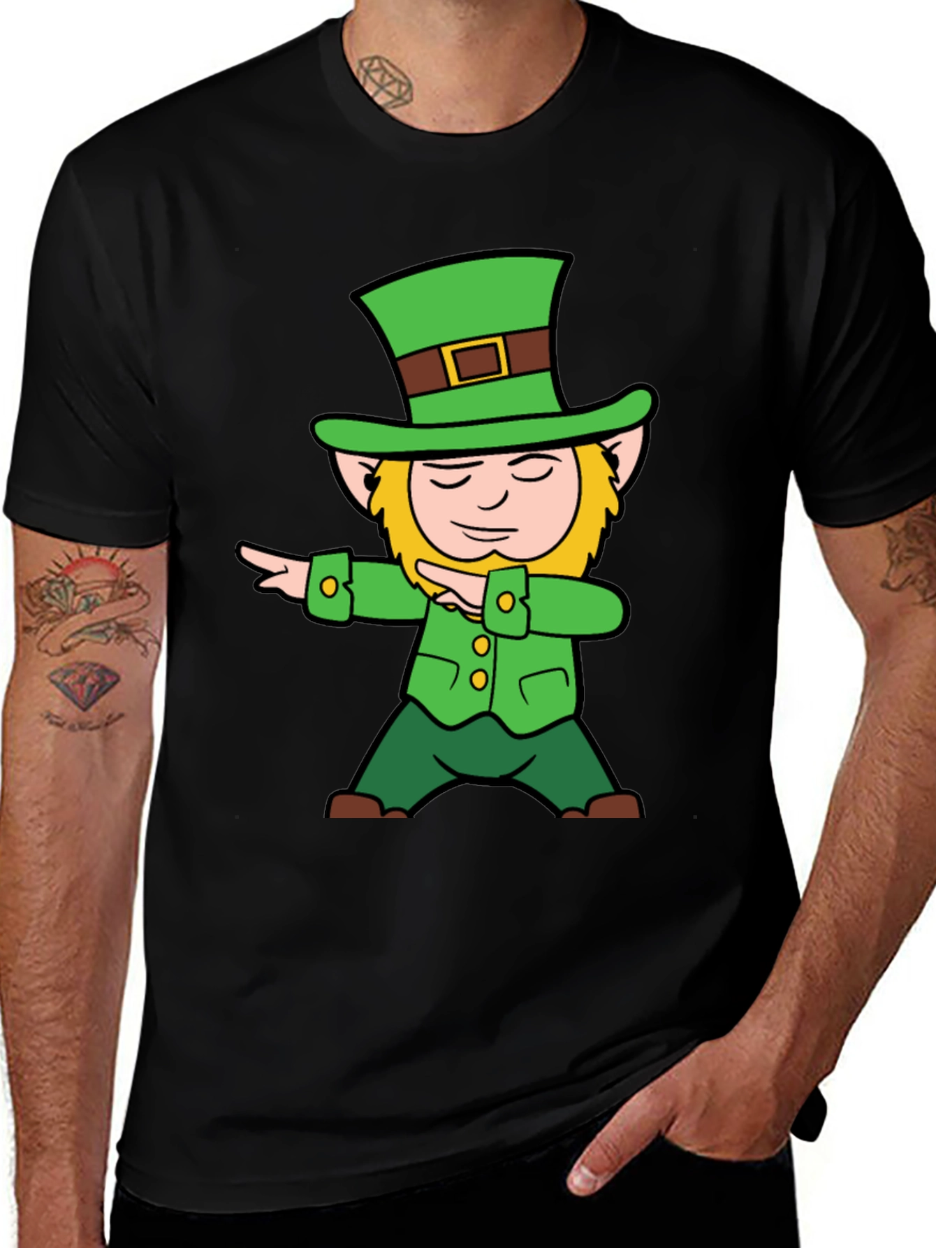Leprechaun Dabbing St. Patricks Day T-Shirt
