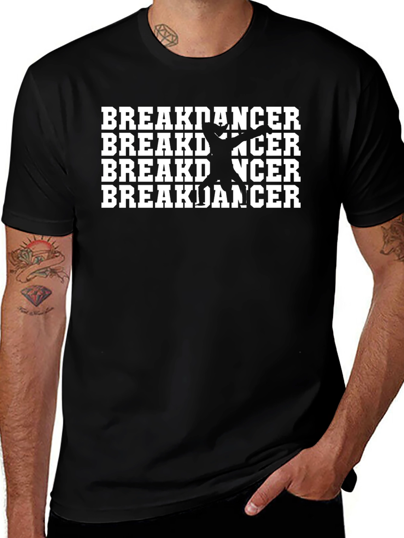 Breakdancer Graphic Tee - Cool Dance T-Shirt