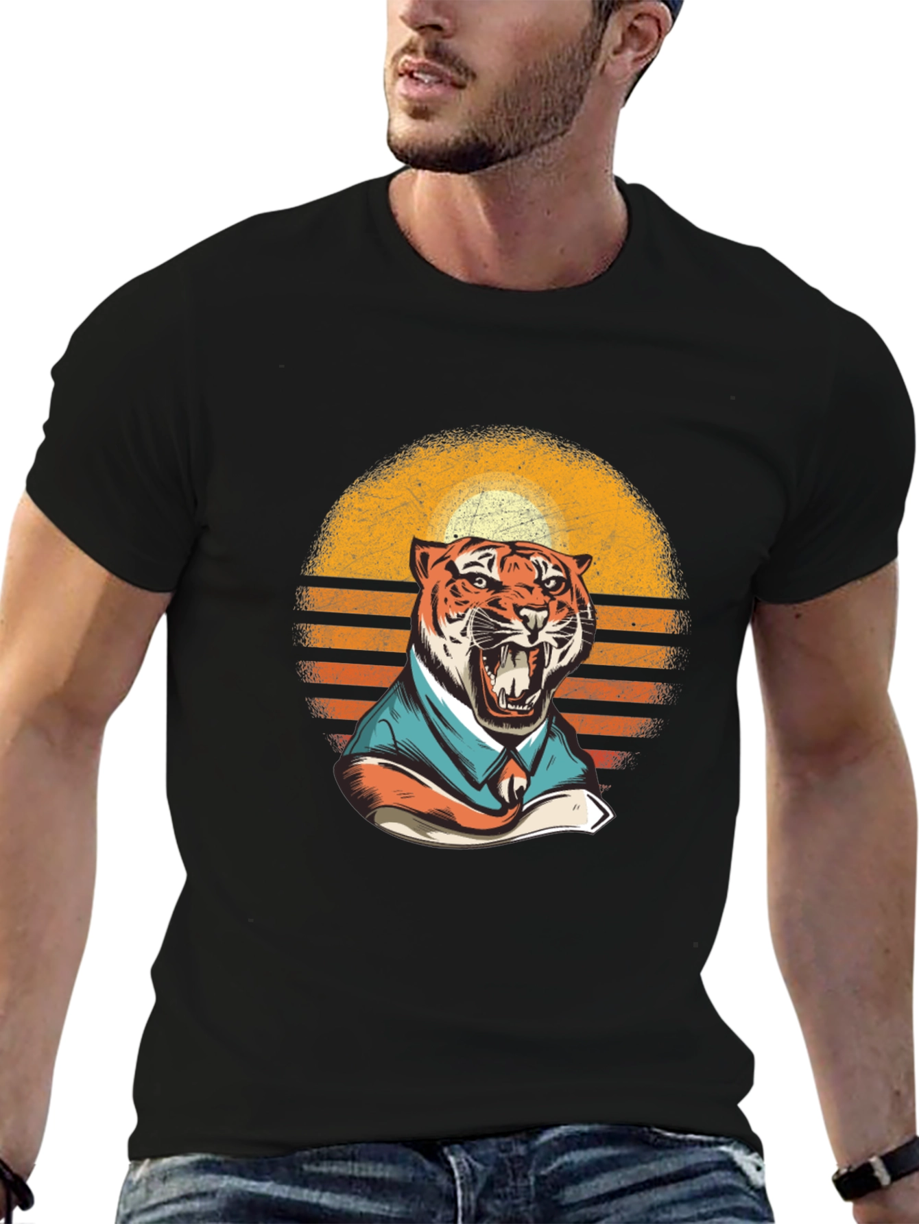 Tiger Business Retro T-Shirt