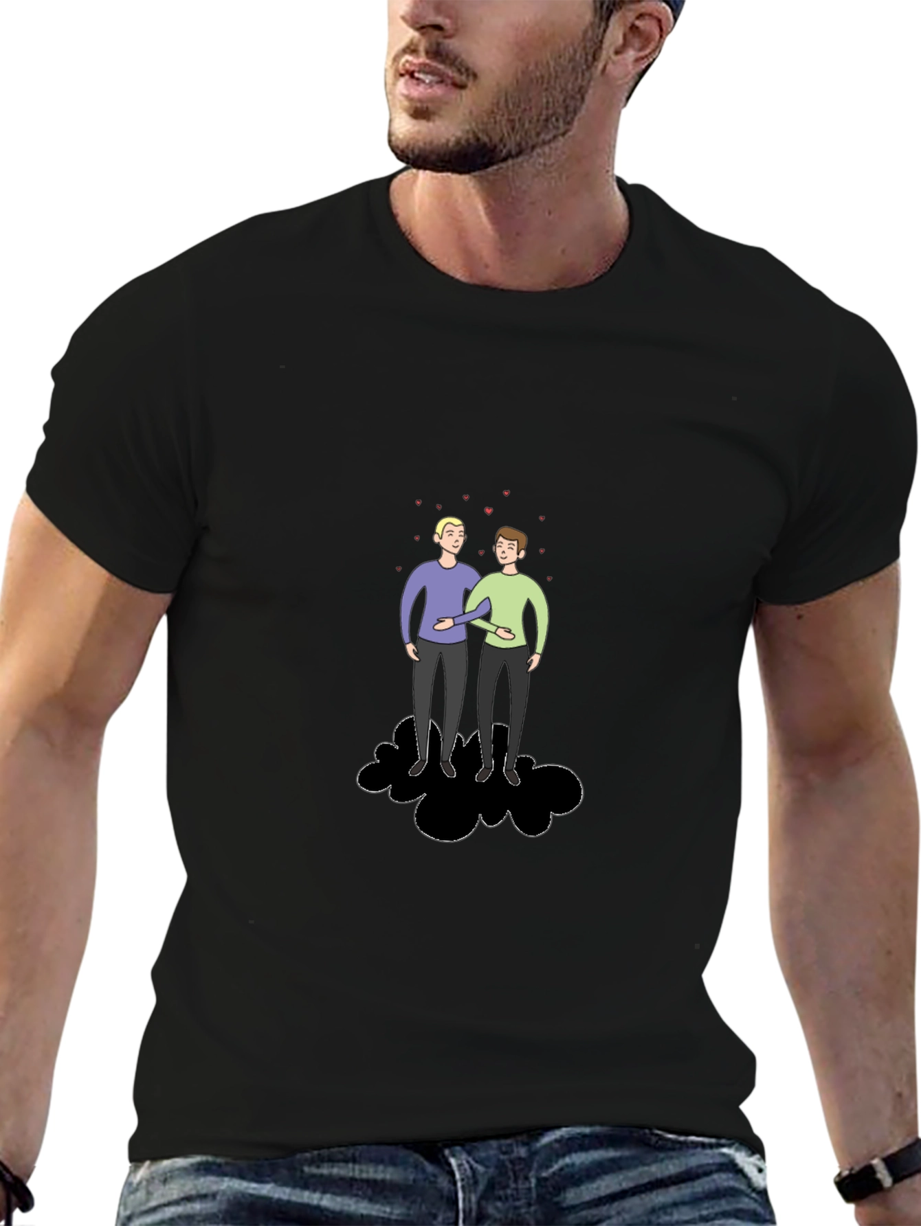 Couple on Cloud T-Shirt - Soft Cotton Tee