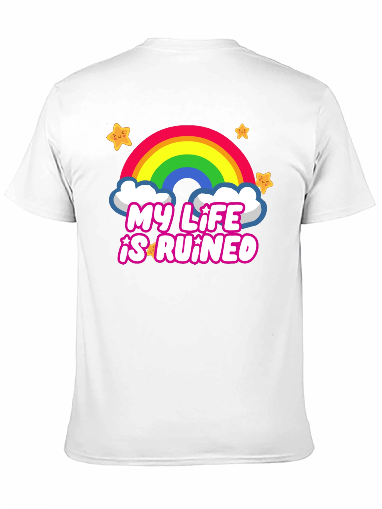 My Life is Ruined Rainbow Star Tee