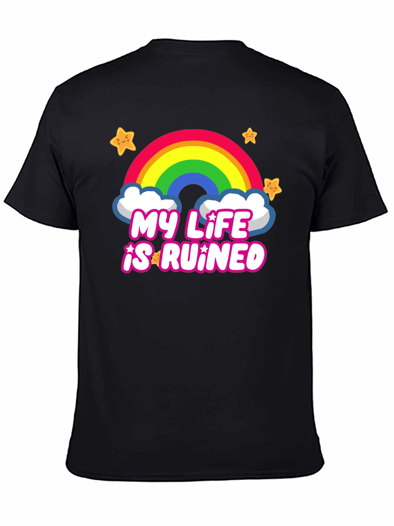 My Life is Ruined Rainbow Star Tee