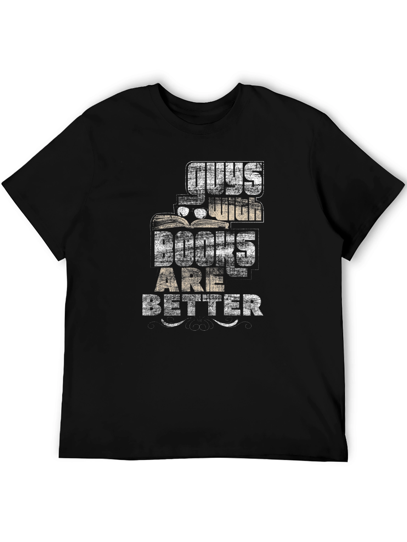 Guys with Books Are Better Graphic Tee