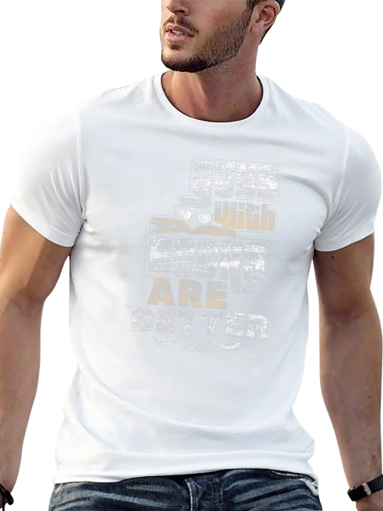 Guys with Books Are Better Graphic Tee