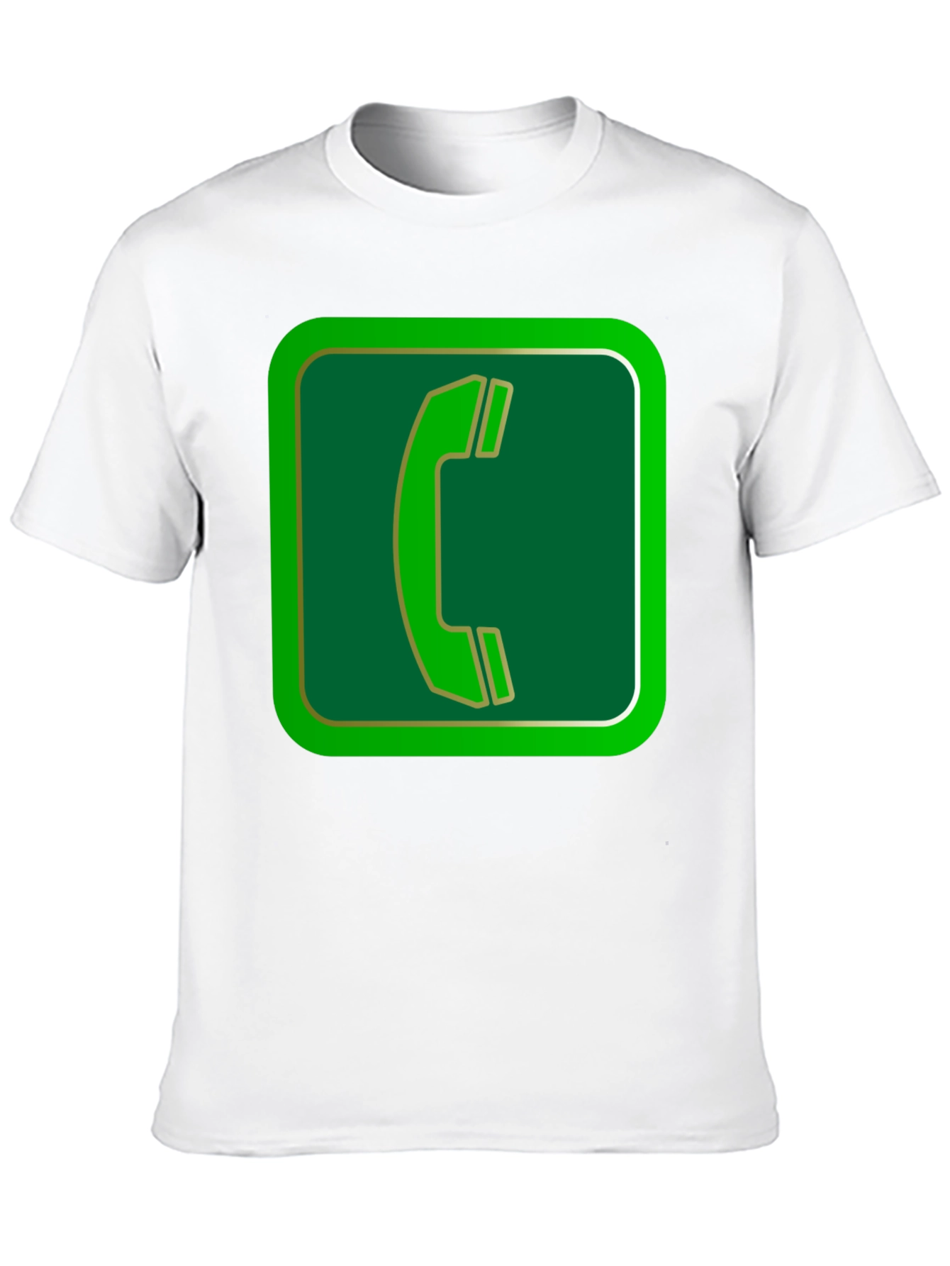 Retro Phone Booth Graphic Tee - Black