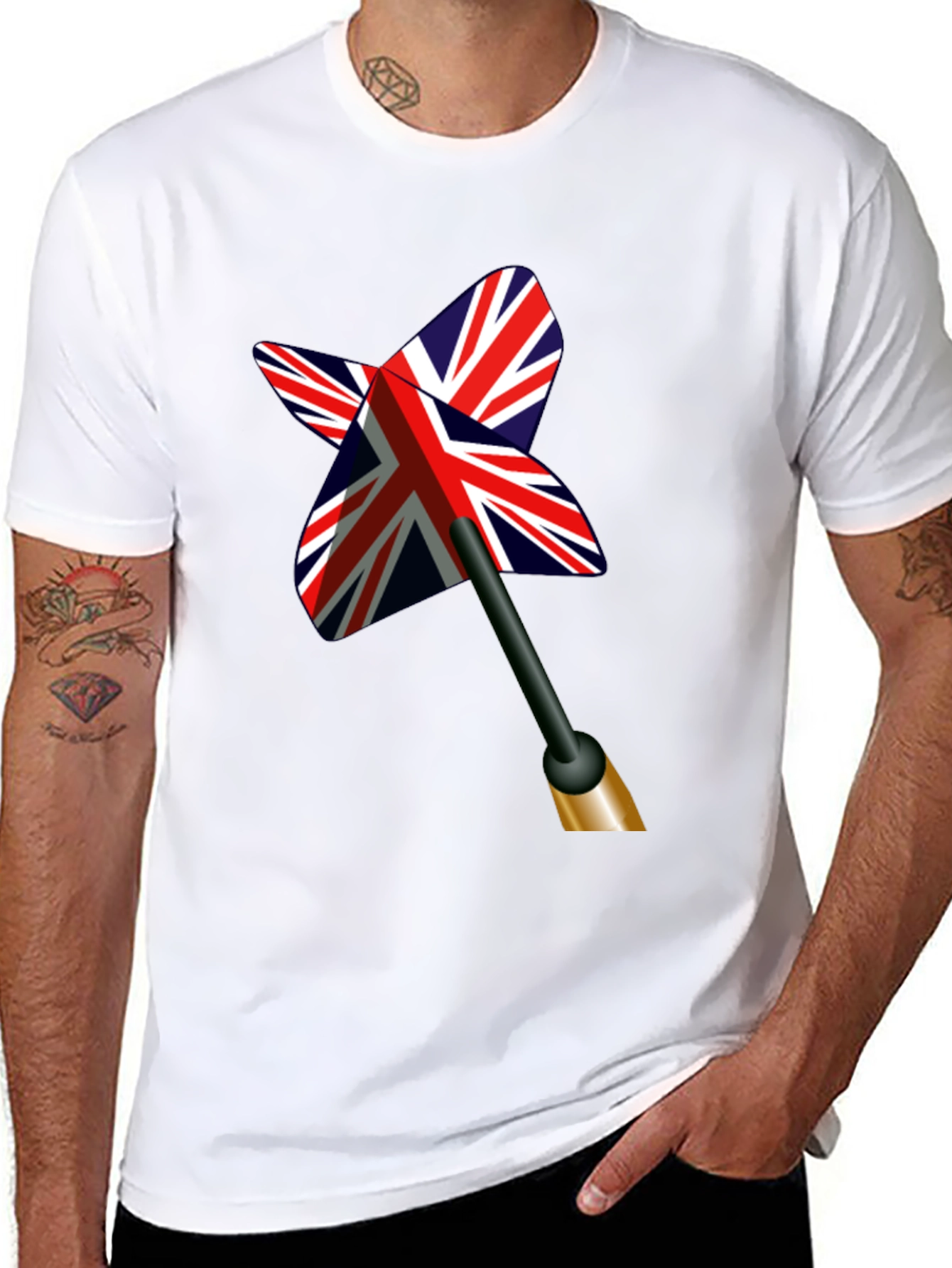Union Jack Dart T-Shirt - British Pride Tee