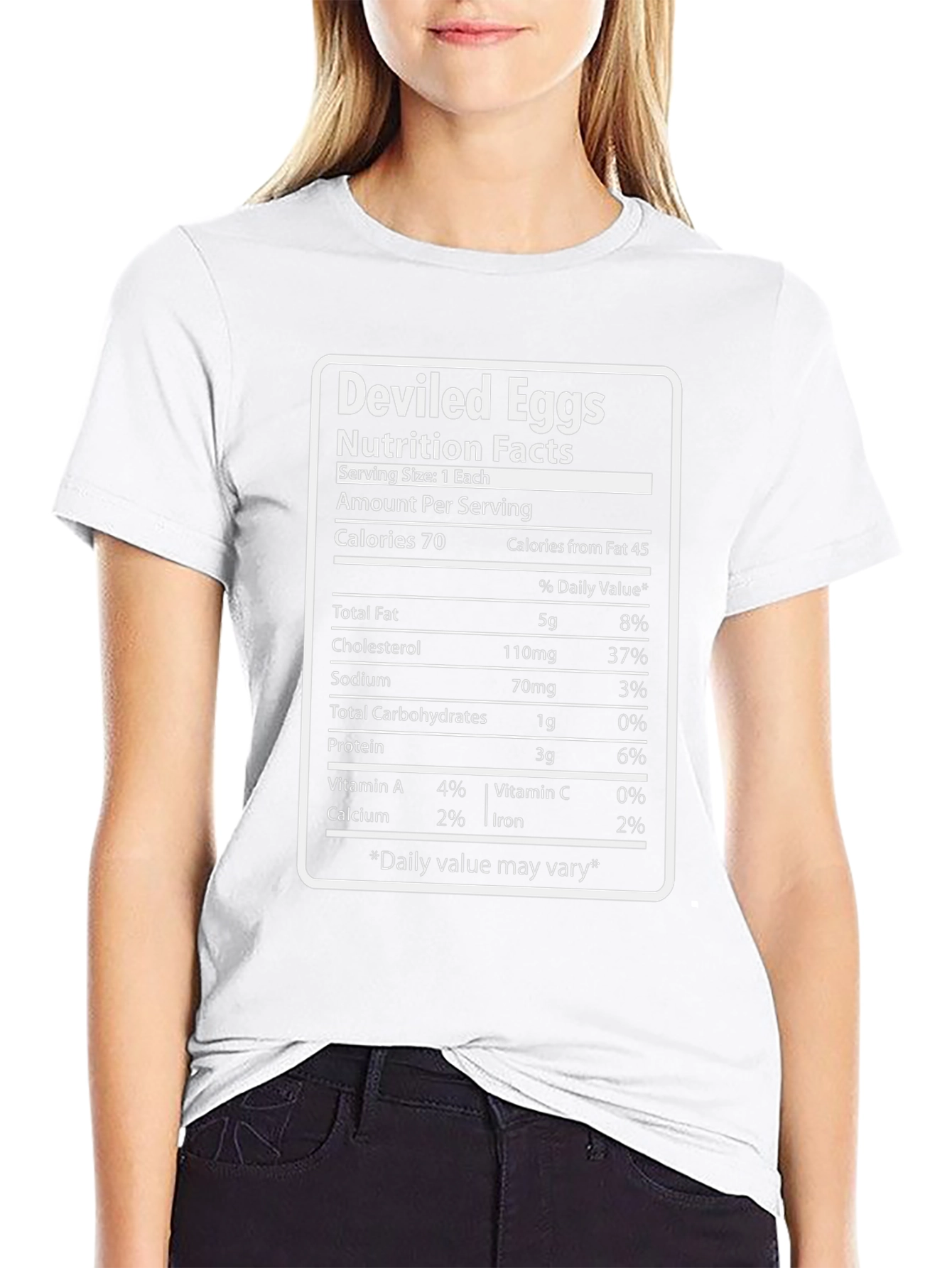 Deviled Eggs Nutrition Facts T-Shirt