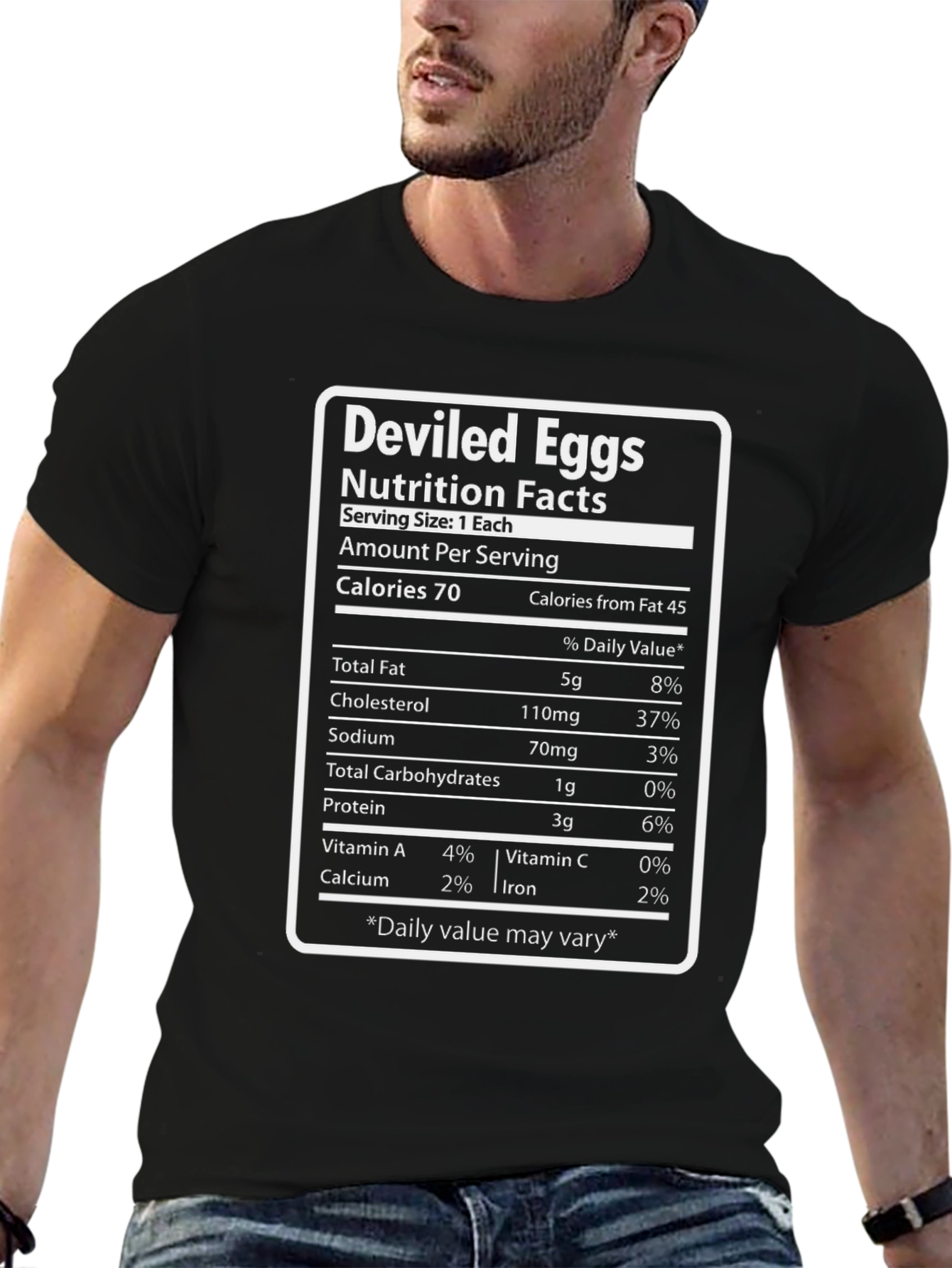 Deviled Eggs Nutrition Facts T-Shirt
