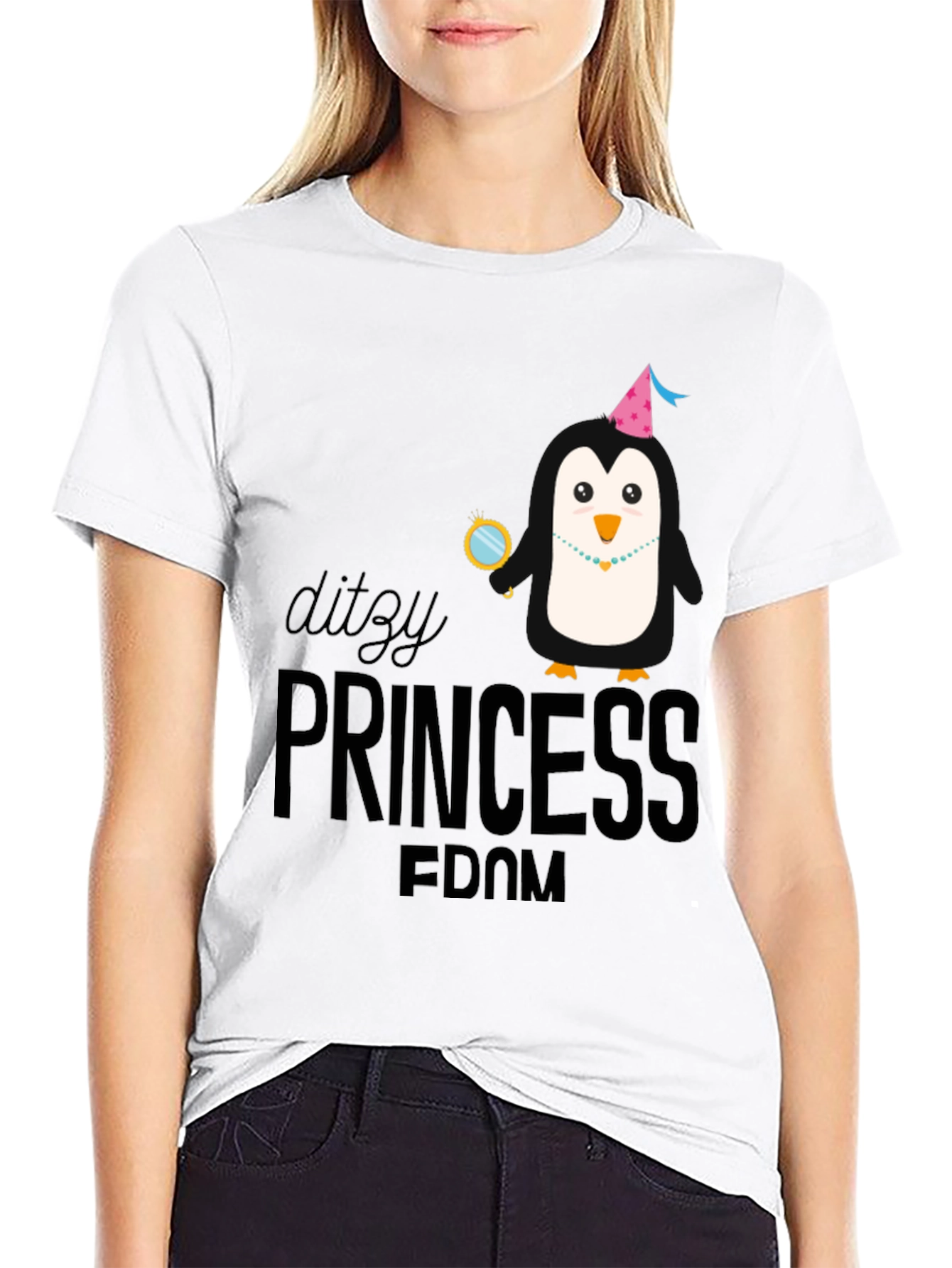 Dizty Princess Penguin T-Shirt