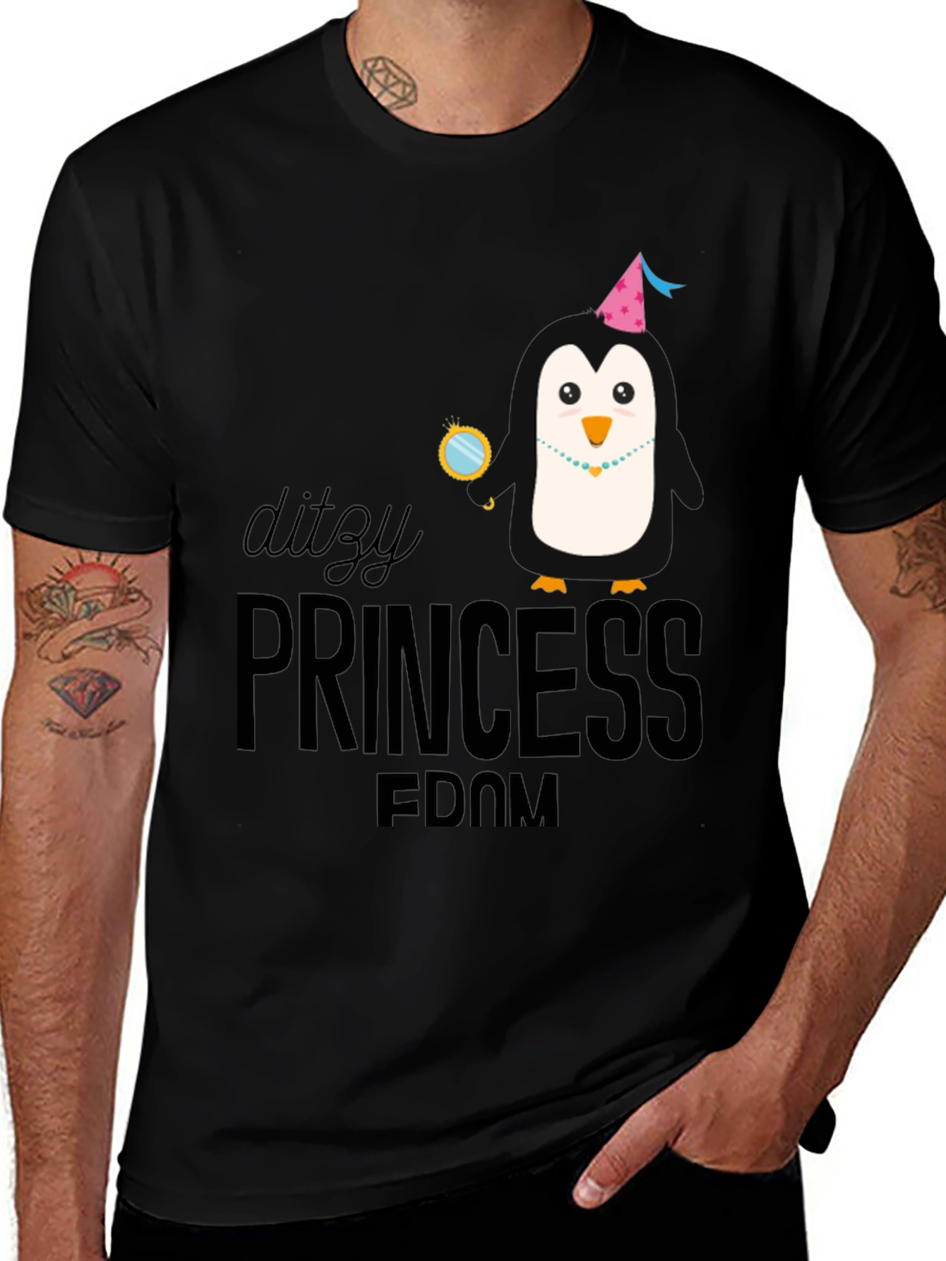 Dizty Princess Penguin T-Shirt
