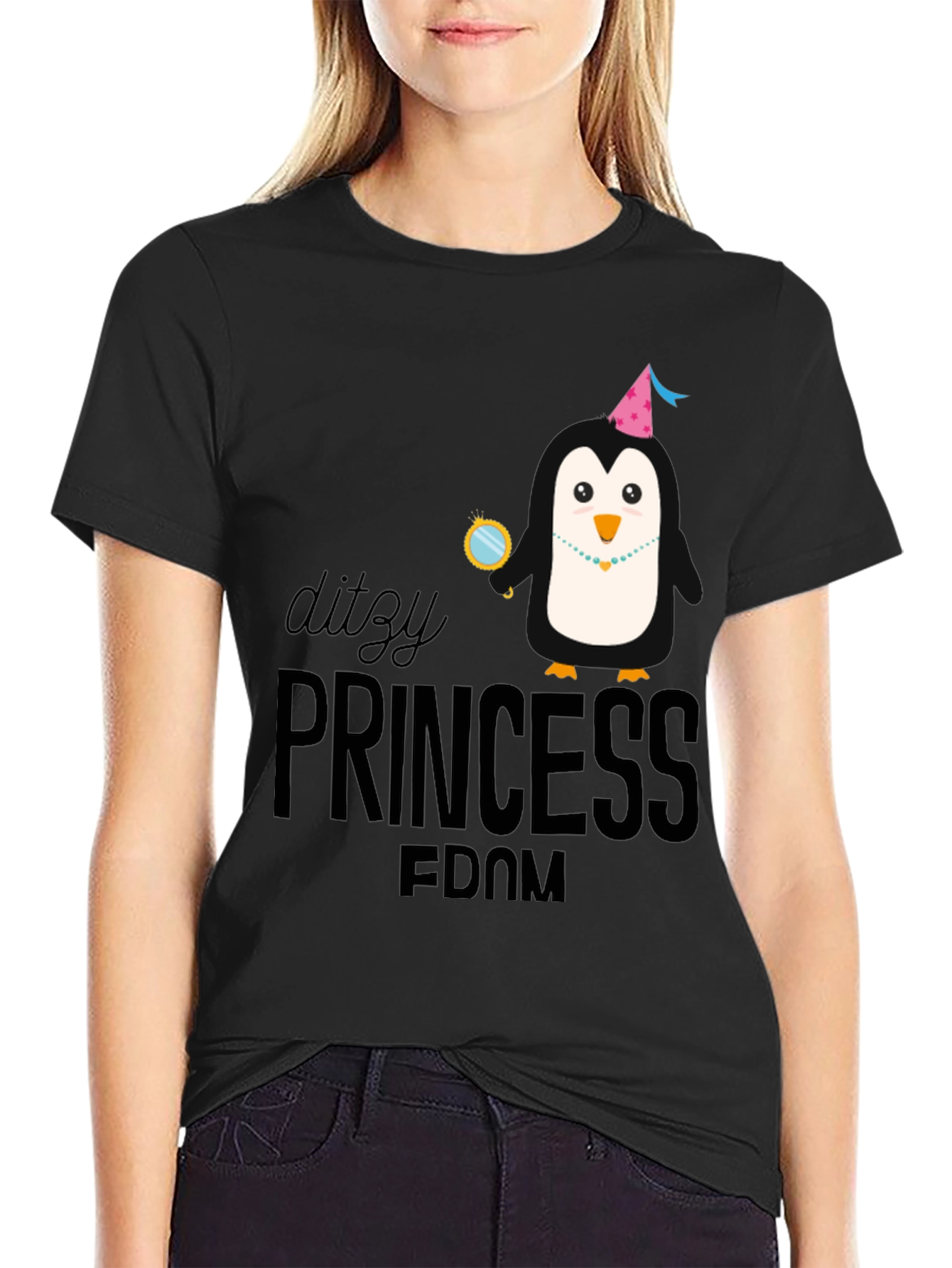 Dizty Princess Penguin T-Shirt
