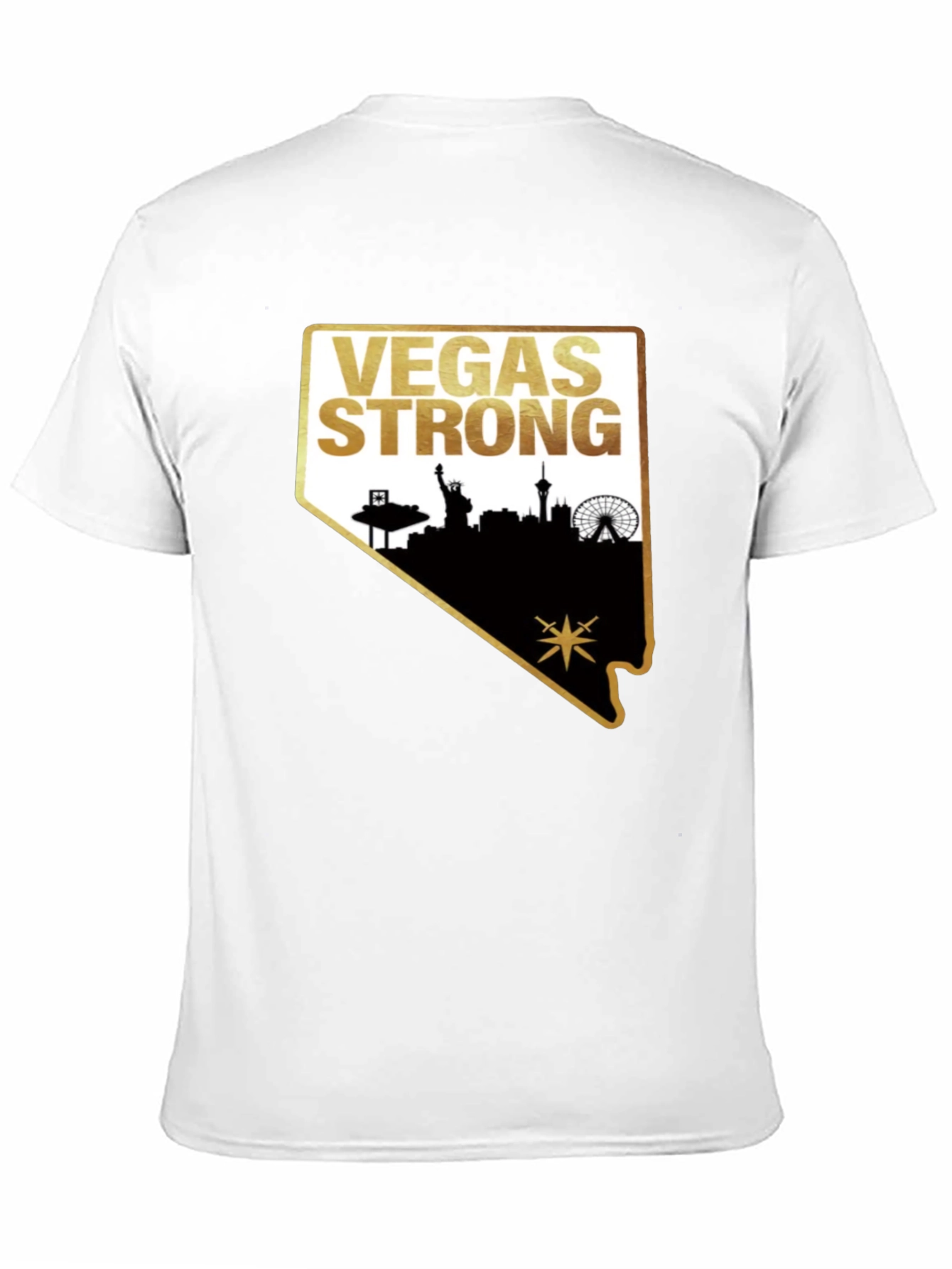 Vegas Strong Graphic T-Shirt - Black