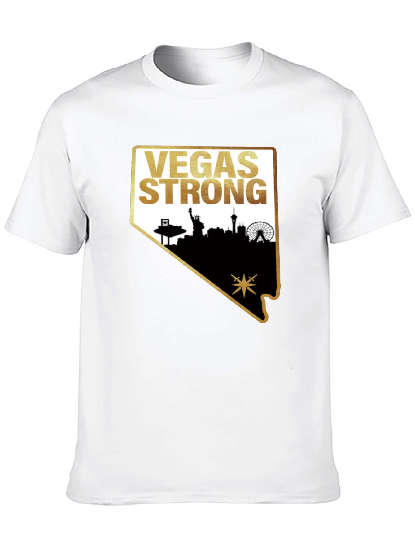 Vegas Strong Graphic T-Shirt - Black