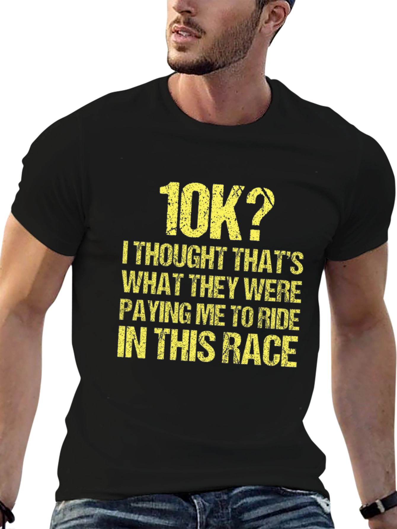 Funny 10K Race T-Shirt - Paying Me To Ride