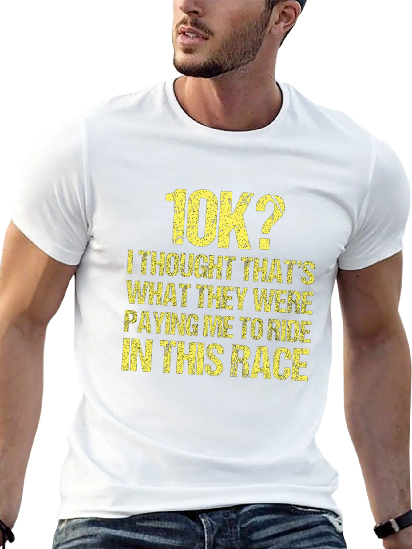 Funny 10K Race T-Shirt - Paying Me To Ride