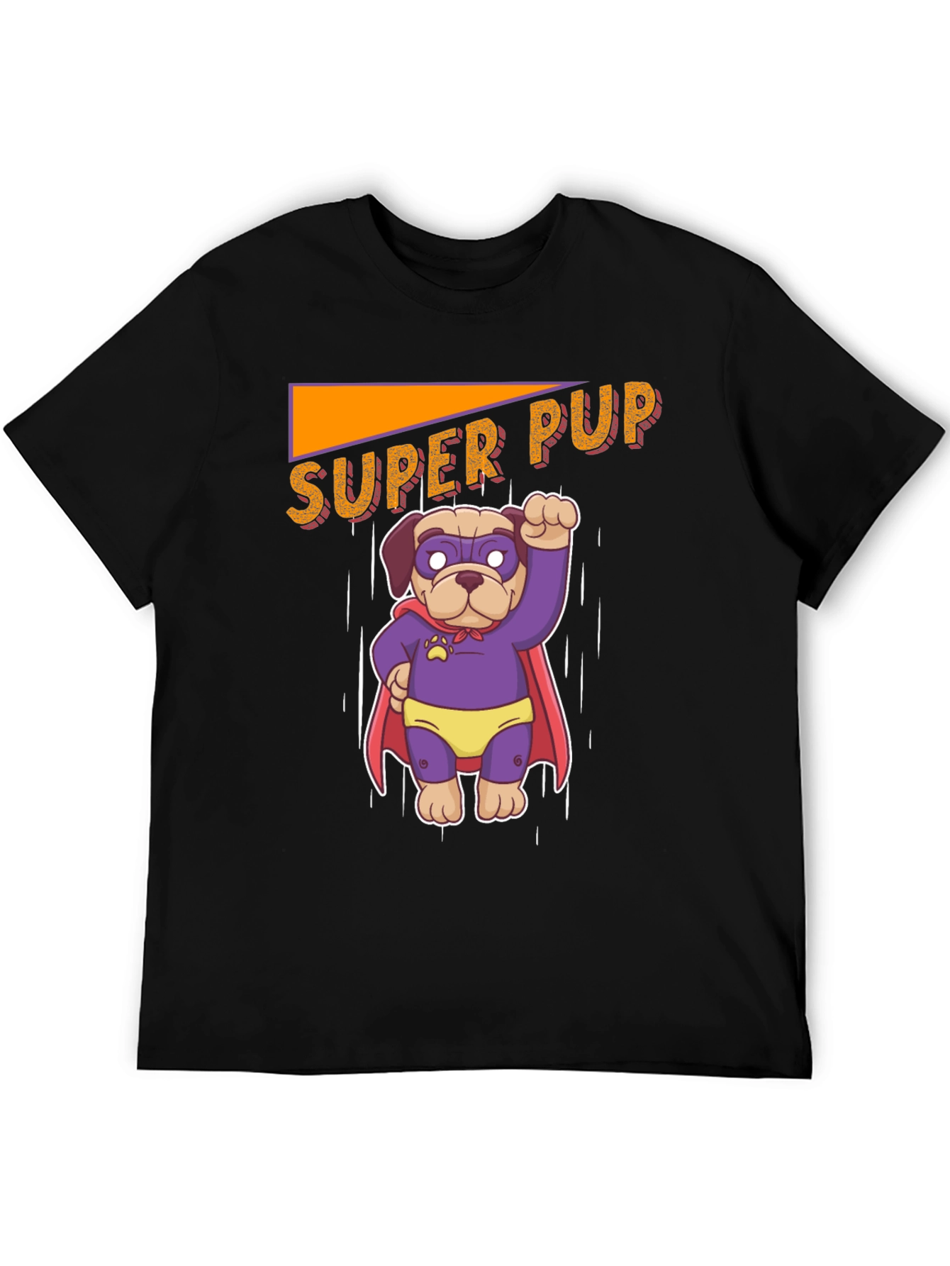 Super Pup Dog Graphic Tee - Fun Novelty T-Shirt