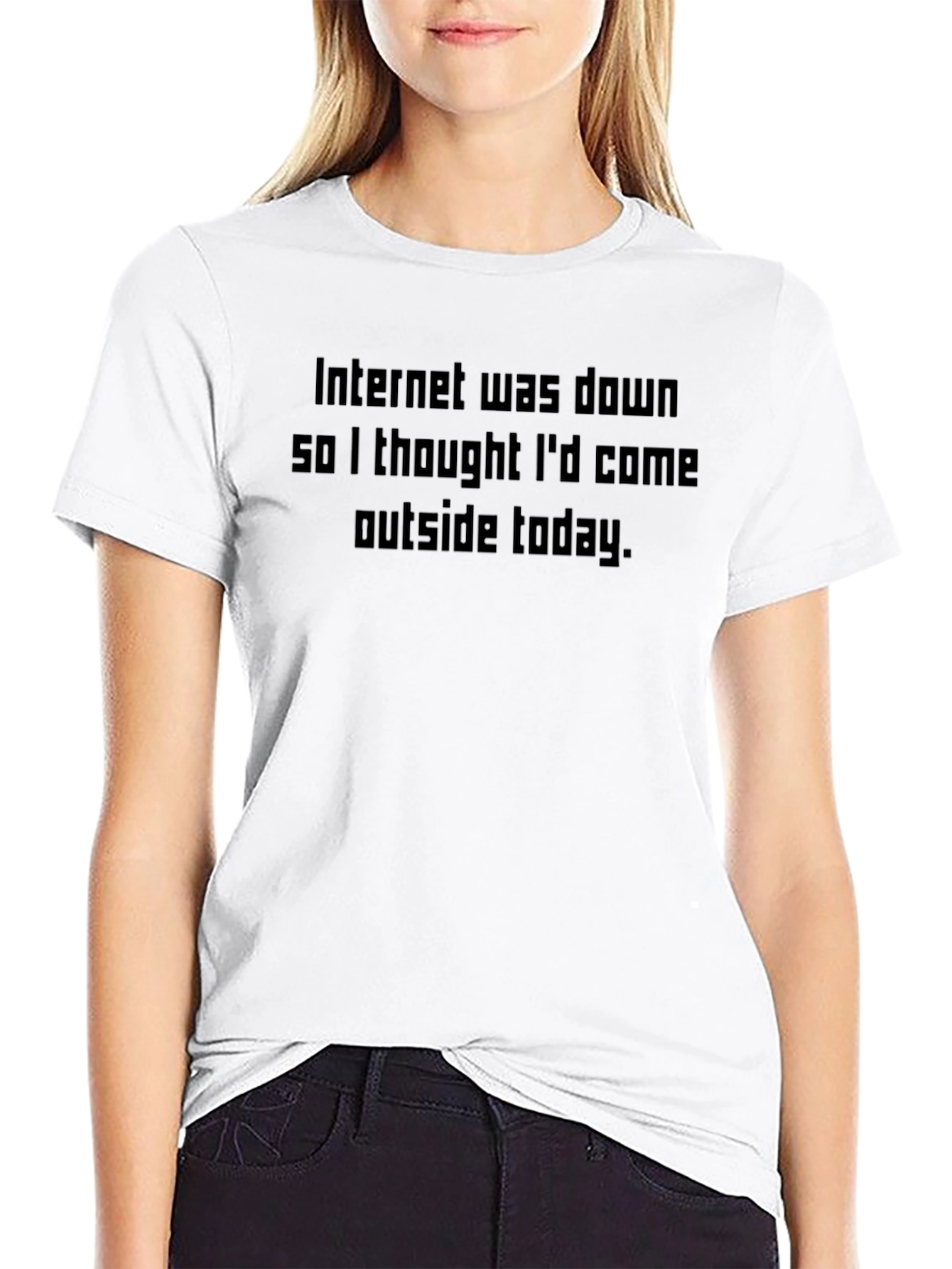 Funny Internet Down T-Shirt