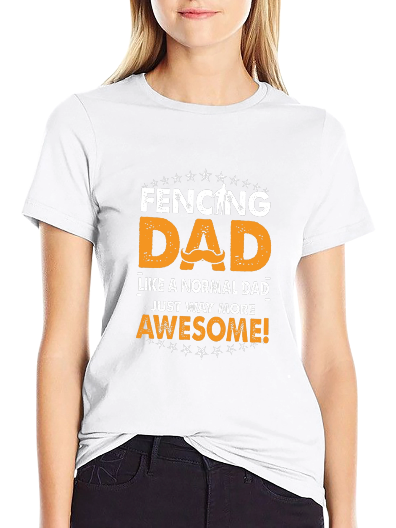Fencing Dad Awesome T-Shirt
