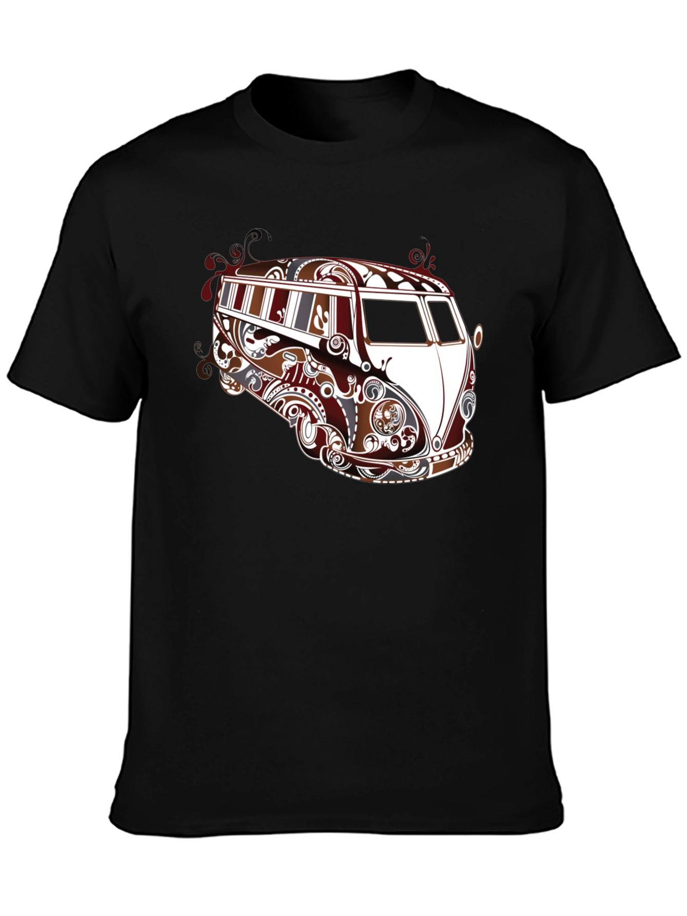 Cool VW Bus Graphic Tee - Black