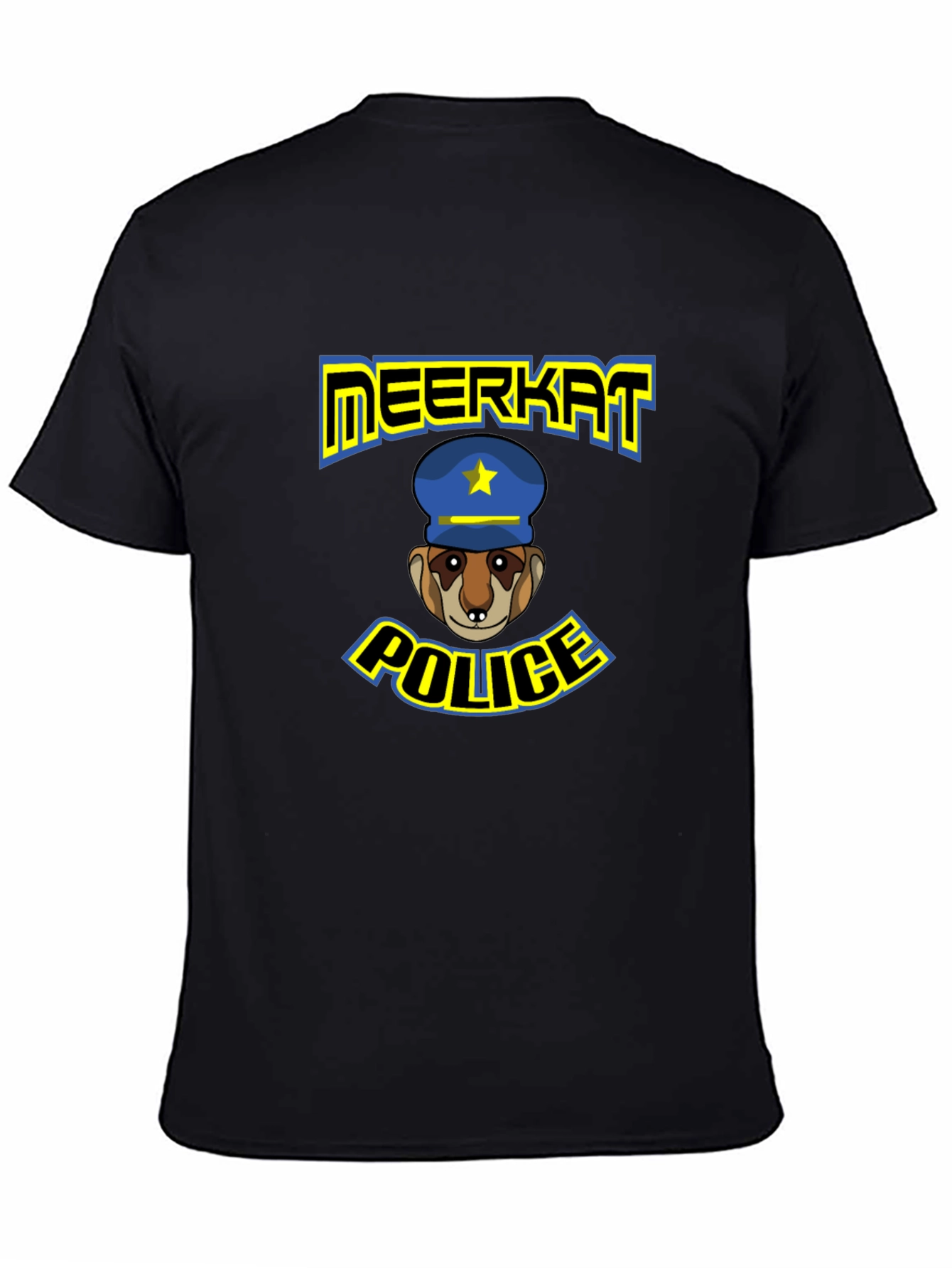 Meerkat Police T-Shirt: Funny Cartoon Design