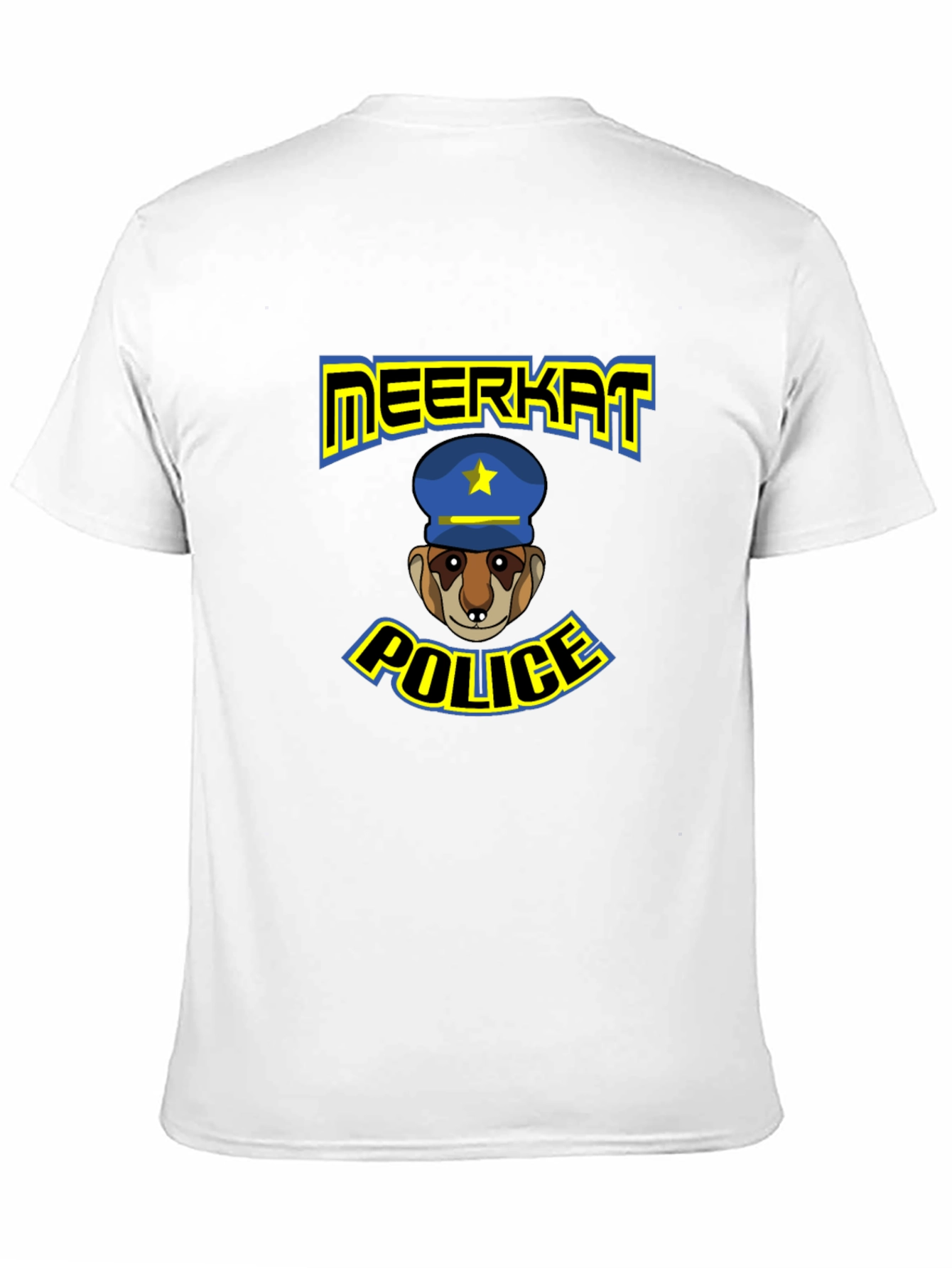 Meerkat Police T-Shirt: Funny Cartoon Design