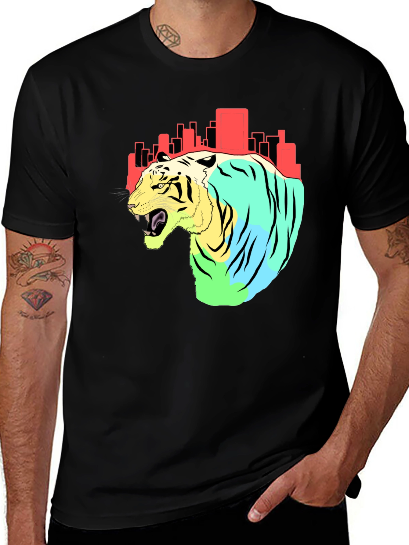 Urban Tiger Graphic Tee - Bold Street Style