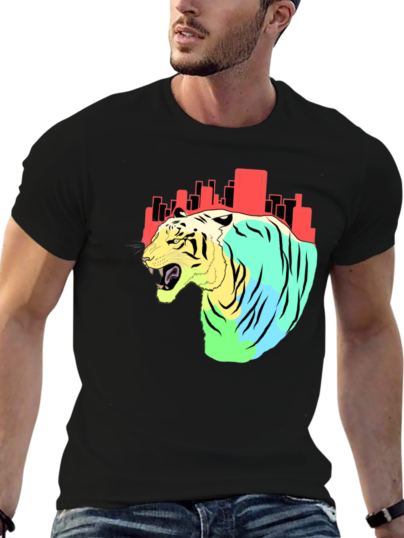 Urban Tiger Graphic Tee - Bold Street Style