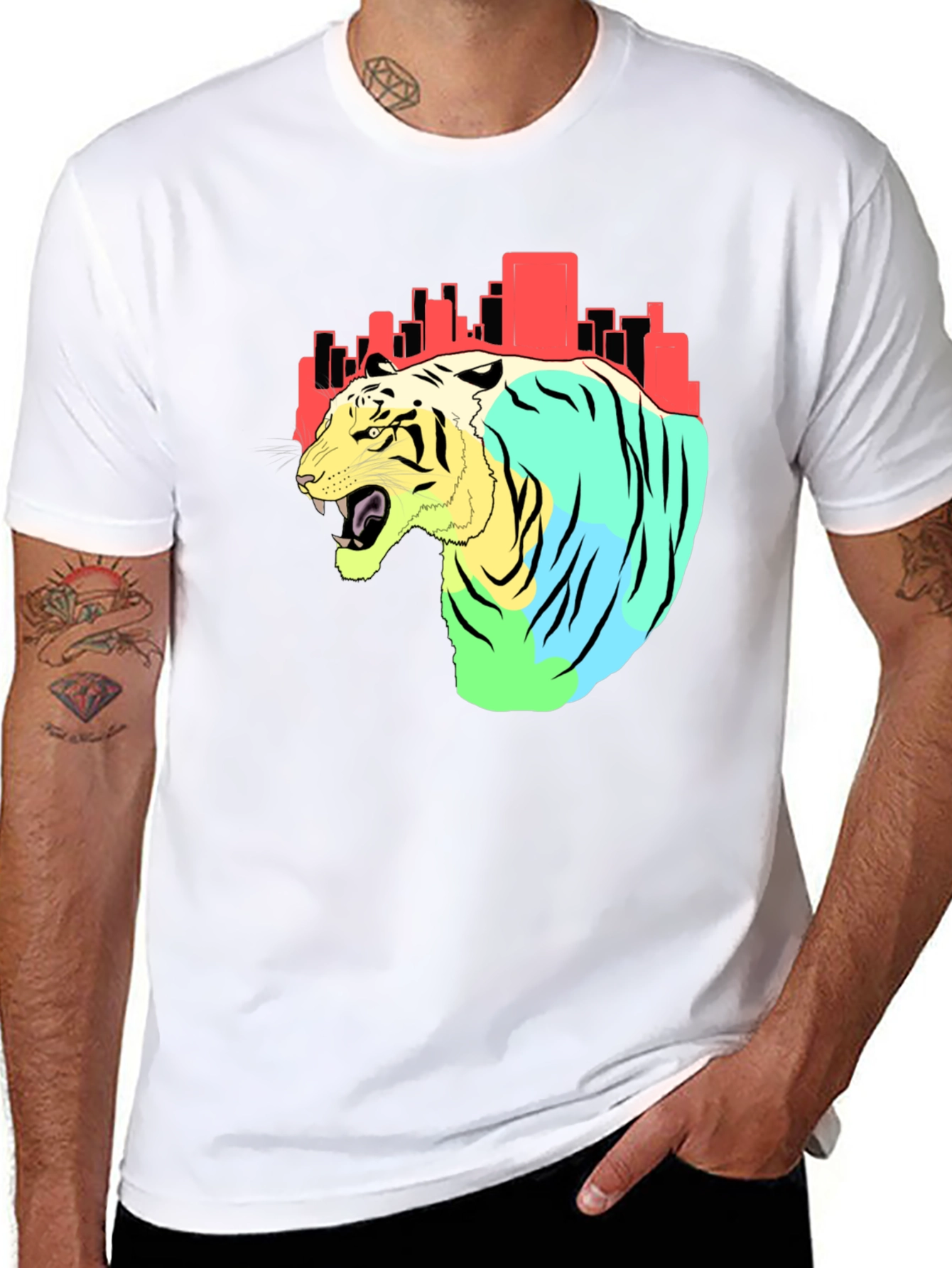 Urban Tiger Graphic Tee - Bold Street Style